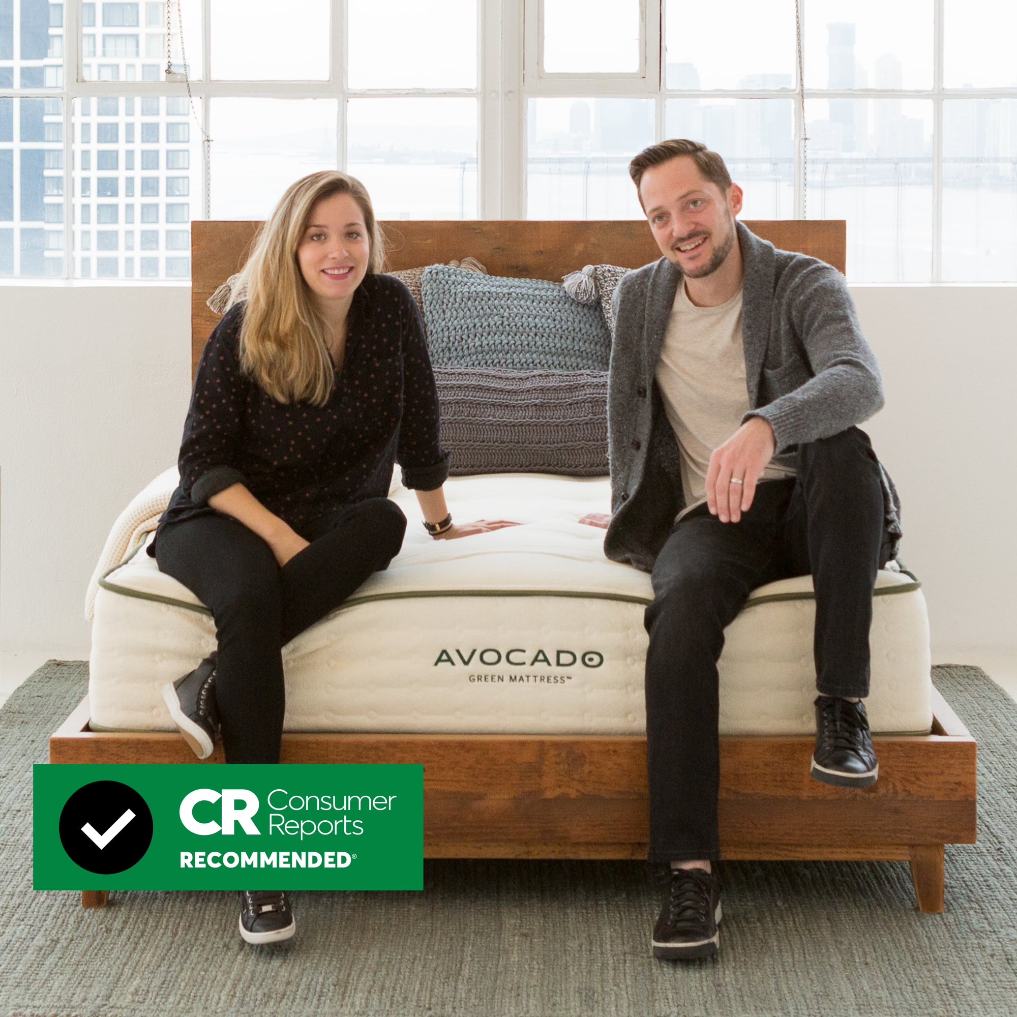 Avocado Green Mattress – Organic, Non-Toxic & Eco-Friendly Queen Size – Perfect for Back Pain Relief & Sustainable Sleep