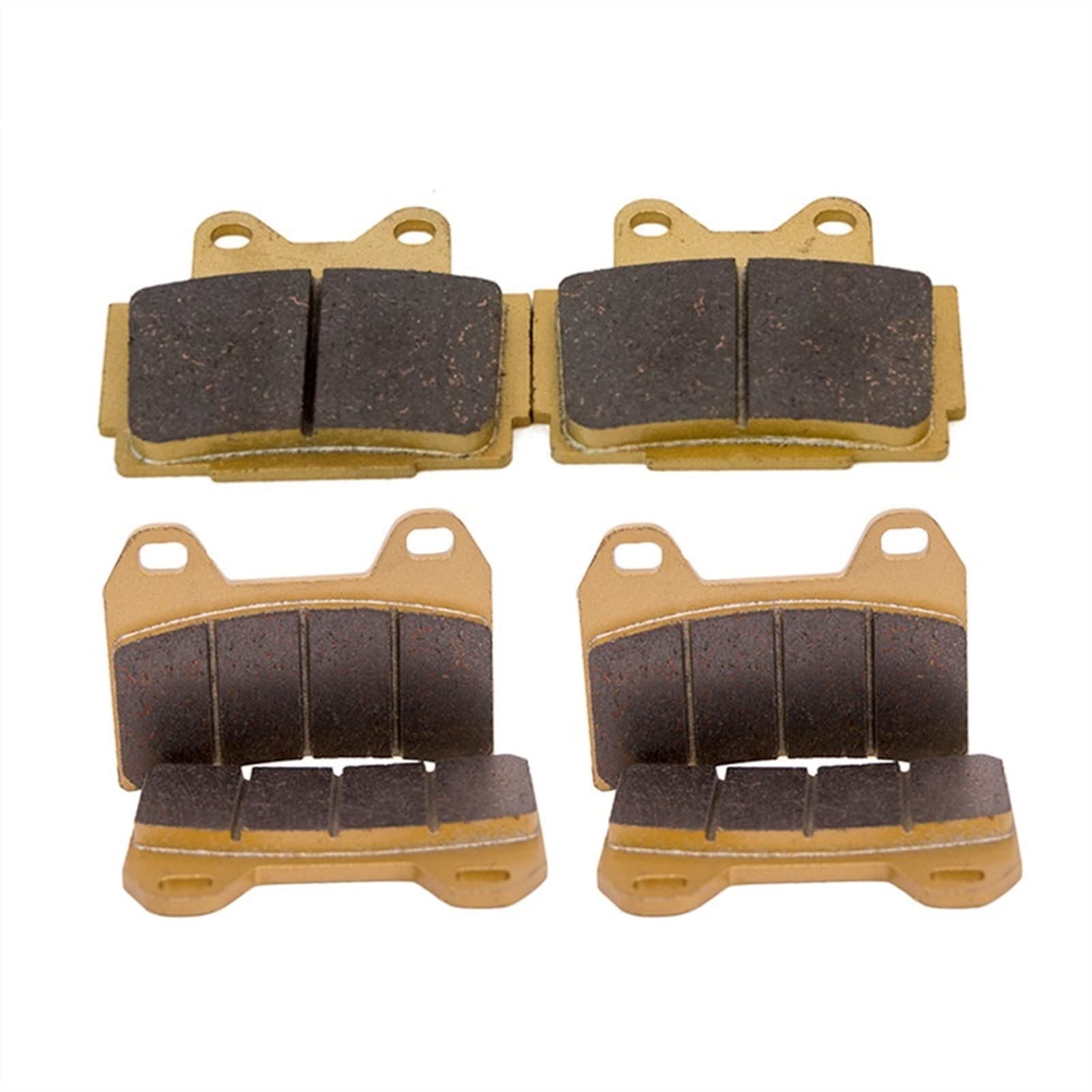 High-Performance Motorcycle Brake Pads Set - Front & Rear Compatible with Yamaha FZ400 (4YR1) 1996 Models | Durable Friction Material for Smooth Stopping | Ideal for Street Riding, Commuting & Daily Use