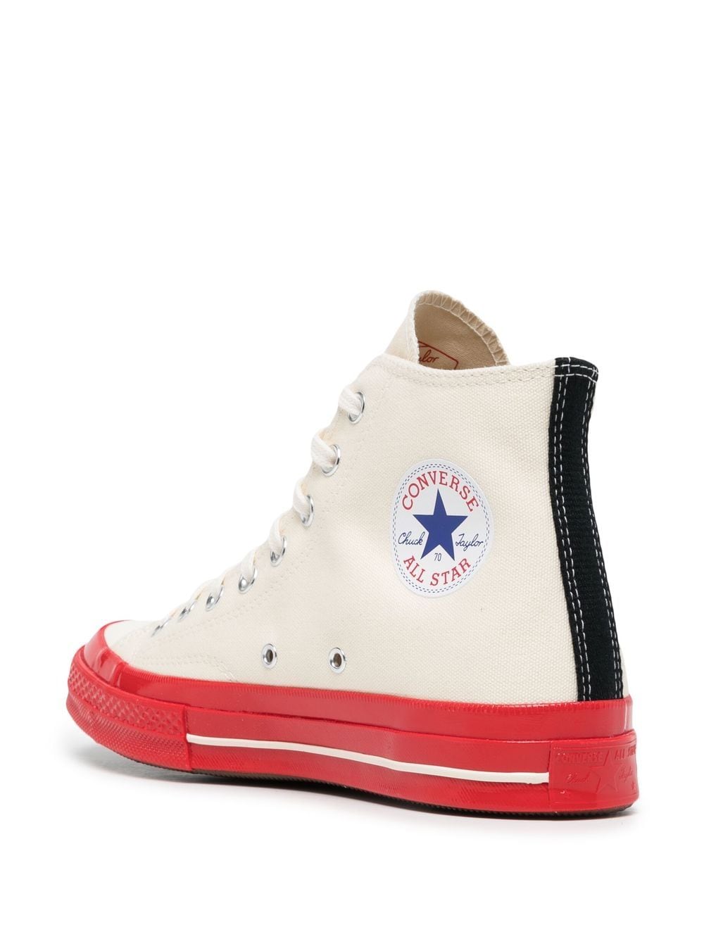 Comme des Garcons White Sneakers for Men & Women - Fashionable Streetwear Shoes for Casual Wear & Daily Outfits