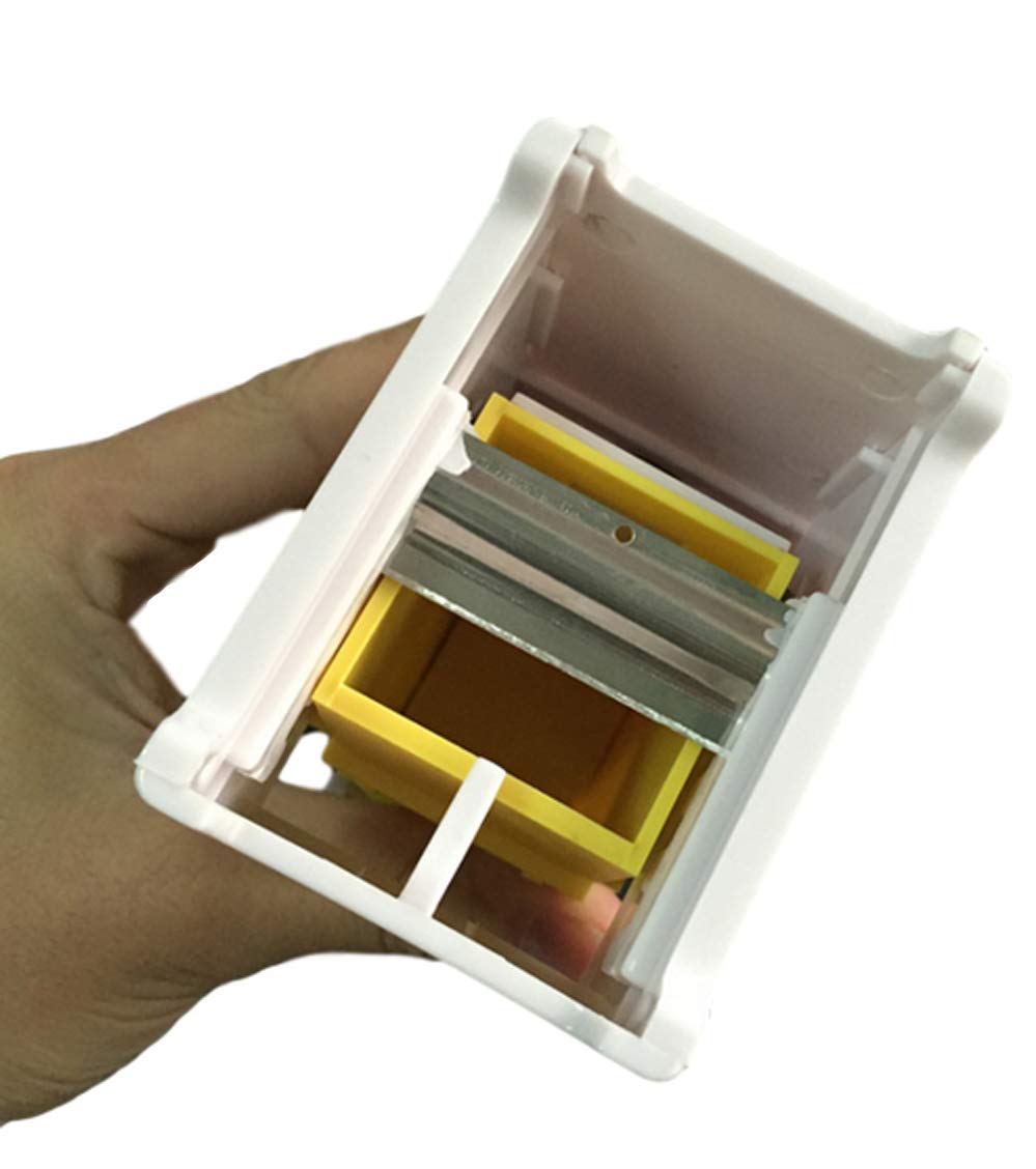 One Click Stick Butter Cutter - Stainless Steel Blade Butter & Cheese Slicer Dispenser - Perfect for Baking, Cooking, and Meal Prep