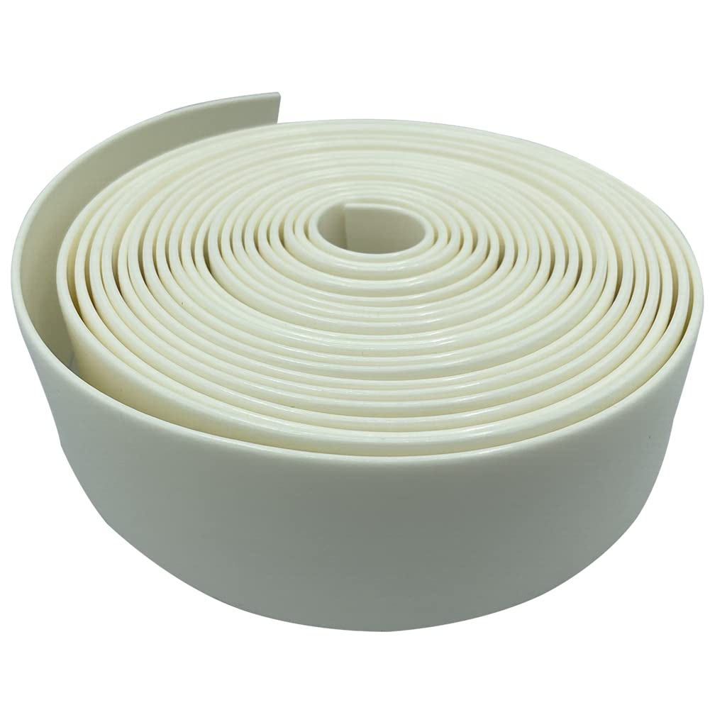 LukLoy 50ft White Vinyl Straps for Patio Chairs Repair - 2 Inch Wide Heavy Duty Replacement Straps for Outdoor Furniture - Perfect for DIY Chair Webbing, Deck Chairs, and Swing Seats