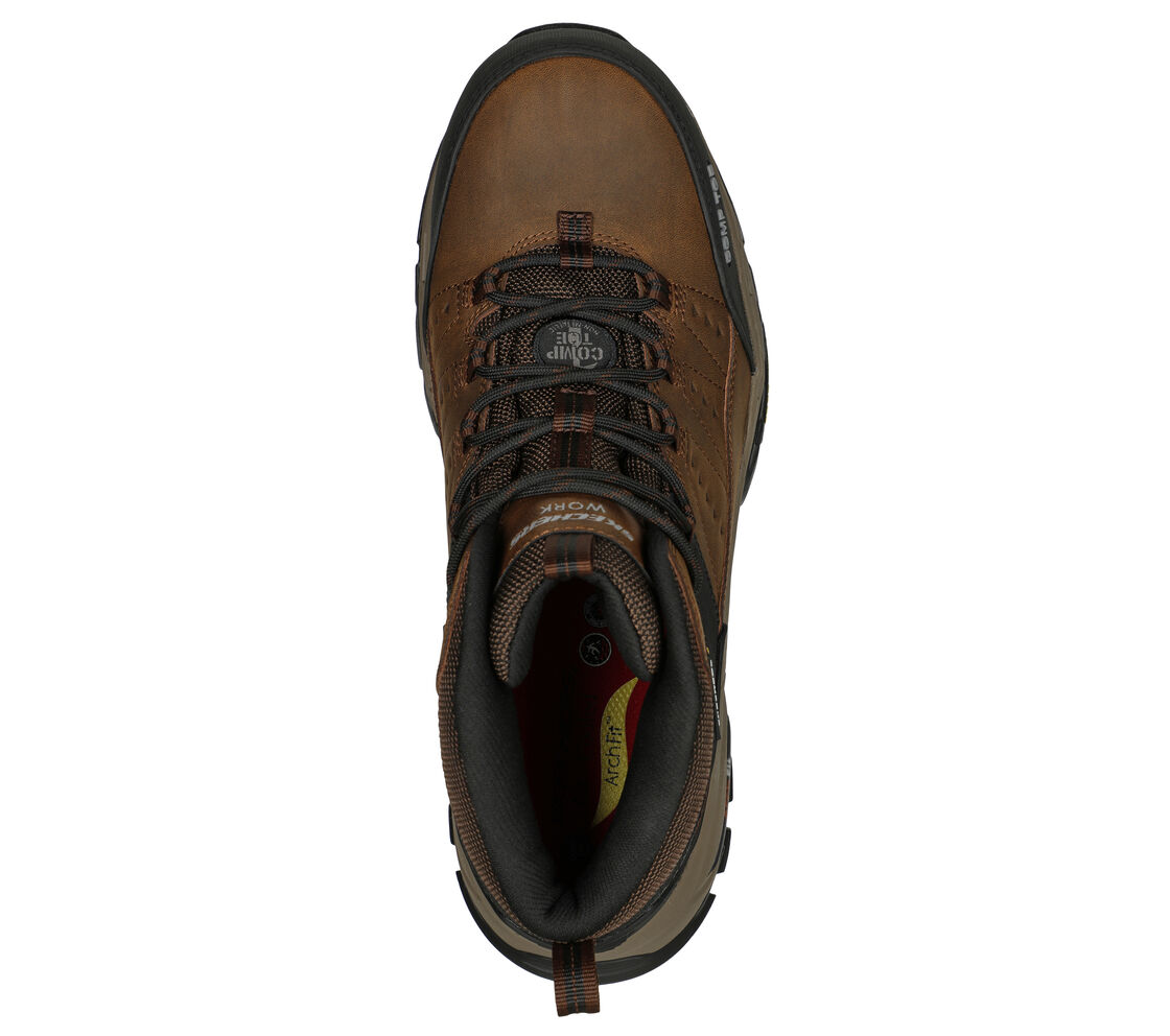 Men's Tarver Arch Fit Composite Toe Waterproof Work Boots - Lightweight & Comfortable Safety Shoes for Construction, Warehouse & Outdoor Work