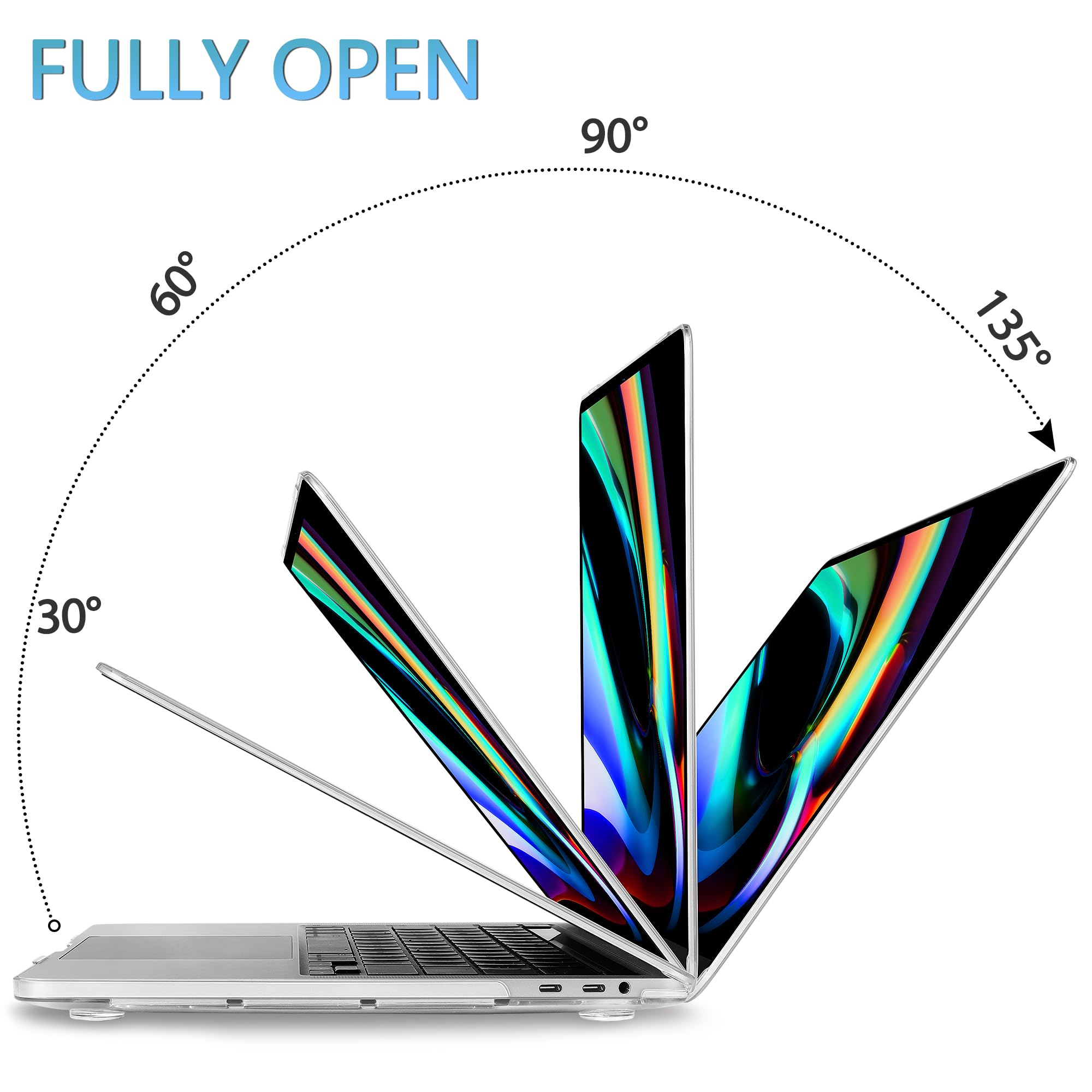 Premium Soft-Touch Plastic Hard Case Cover for MacBook Pro 16-inch (Model A2141, 2019-2020 Release) - Compatible with Retina Display & Touch Bar/Touch ID - Fir Forest Design - Perfect for Office, Travel & Home Use