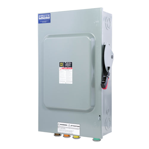 Heavy Duty Cam Lock Non-Fused Disconnect Switch - Single Throw Safety Switch for Industrial Equipment & HVAC Systems | Weatherproof Electrical Disconnect for Motors, Pumps & Machinery