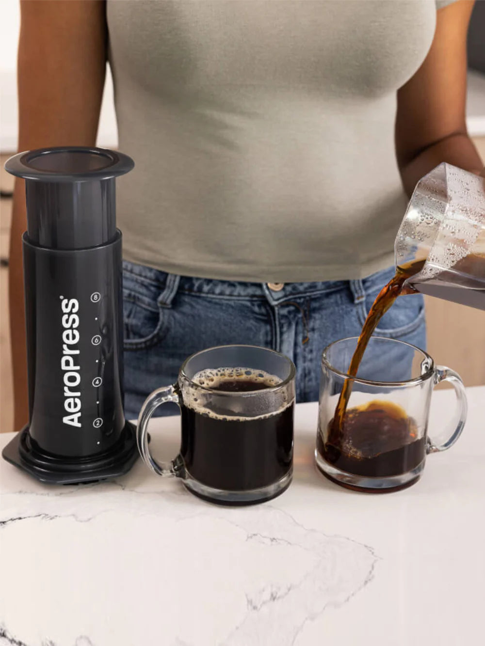 AeroPress XL Coffee Maker – Premium Portable Espresso & Coffee Brewing Kit for Travel, Camping & Home Use
