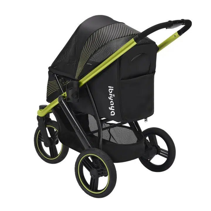 The Beast Pet Jogging Stroller - Premium Jet Black Dog Stroller for Running & Outdoor Adventures | Perfect for Jogging, Hiking & Park Walks with Your Pet