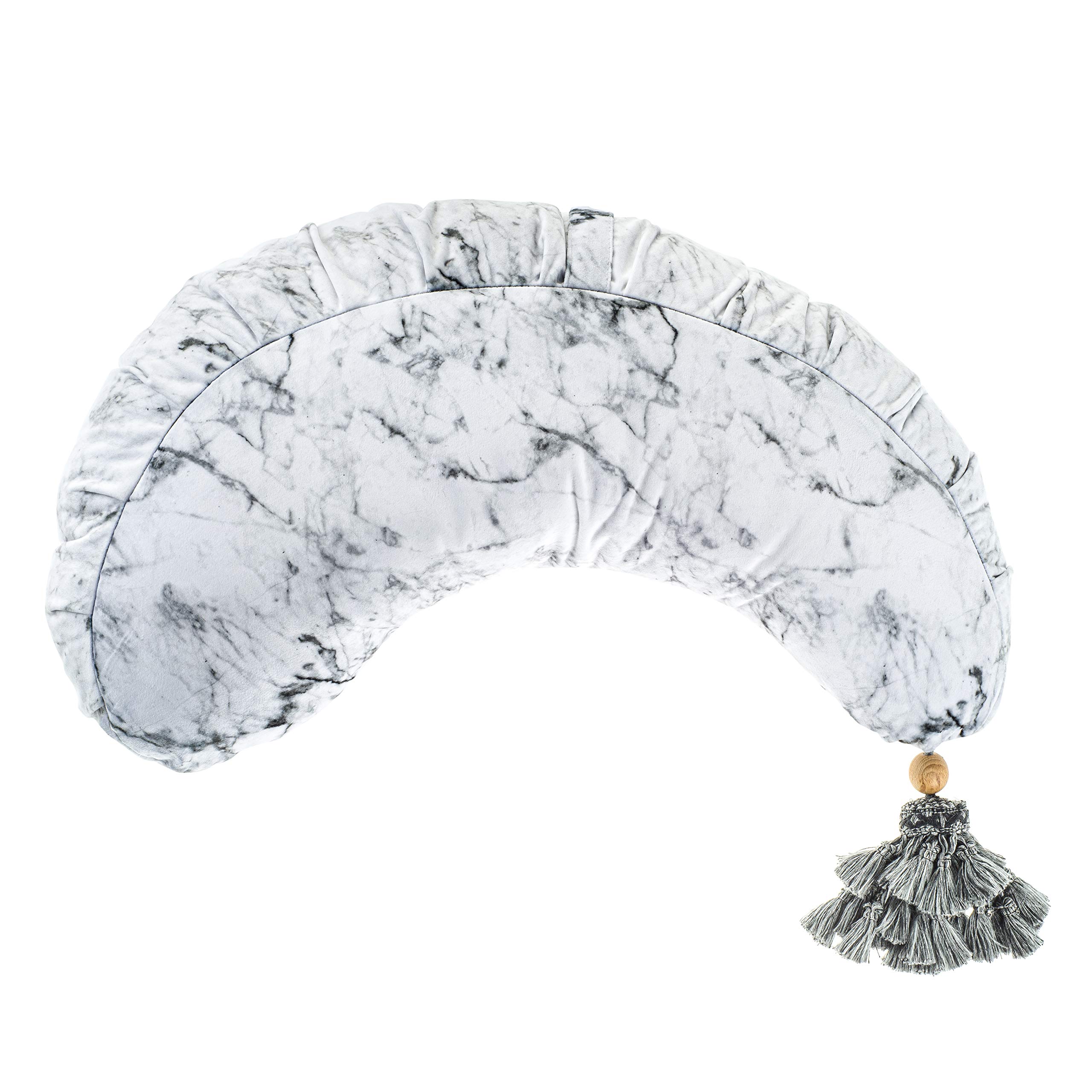 DockATot La Maman Wedge Nursing Pillow for Breastfeeding - Comfortable Baby Feeding Support Pillow (Carrara Marble Design) - Perfect for New Moms and Nursing at Home or On The Go