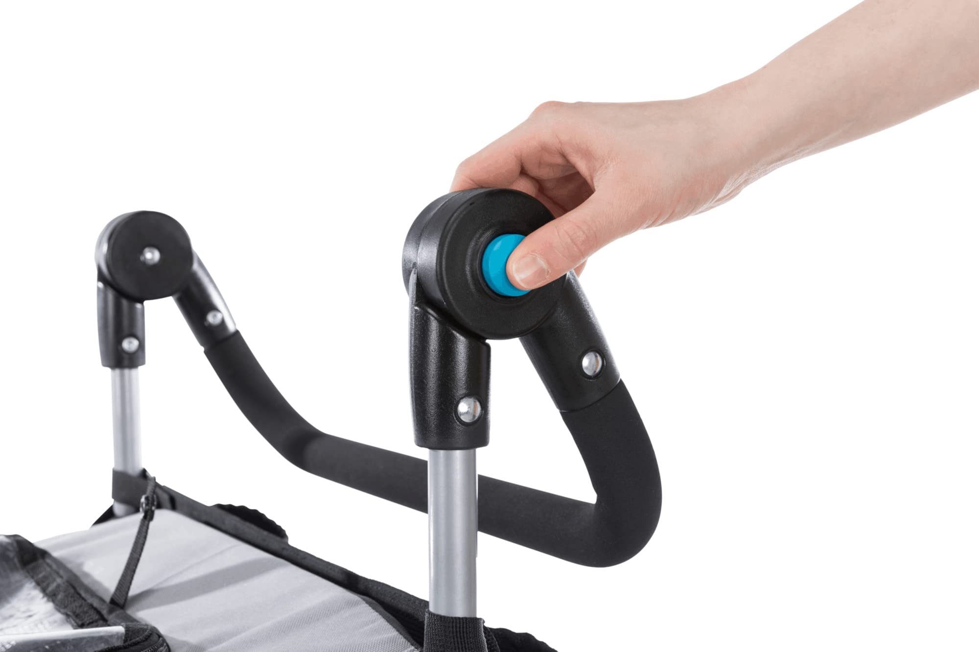 TRIXIE Quick-Fold Convertible Dog Bike Trailer & Pet Stroller - Easy Setup & Compact Fold - Perfect for Cycling, Jogging & Outdoor Adventures with Your Pet