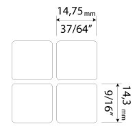 Clear Keyboard Stickers for Apple Mac - Perfect for Typing & Customization