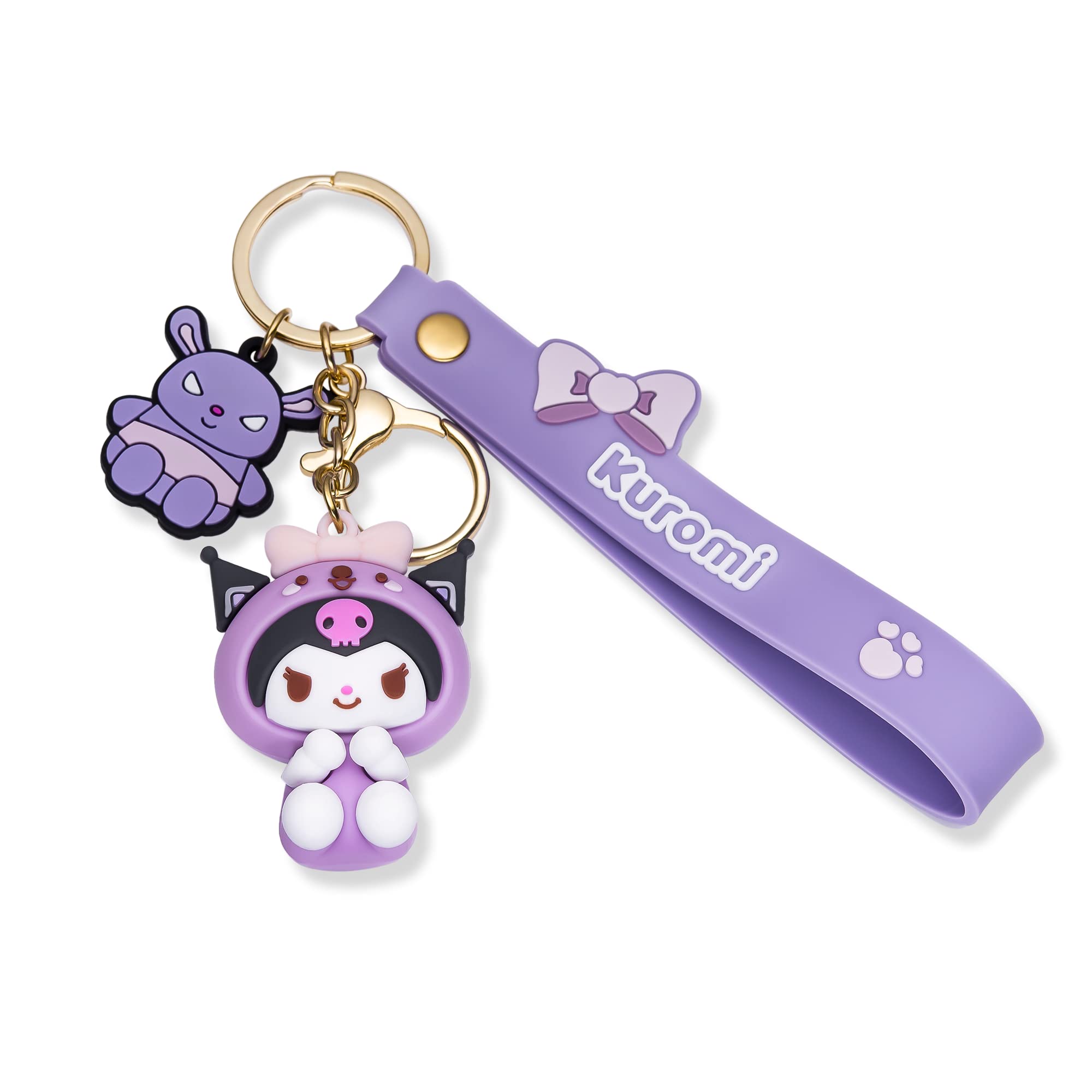 Cute Kawaii Anime Cartoon Keychain - Adorable Keyring Pendants for Car Keys, Backpacks & Jewelry Accessories | Perfect Gift for Anime Fans & Kawaii Lovers