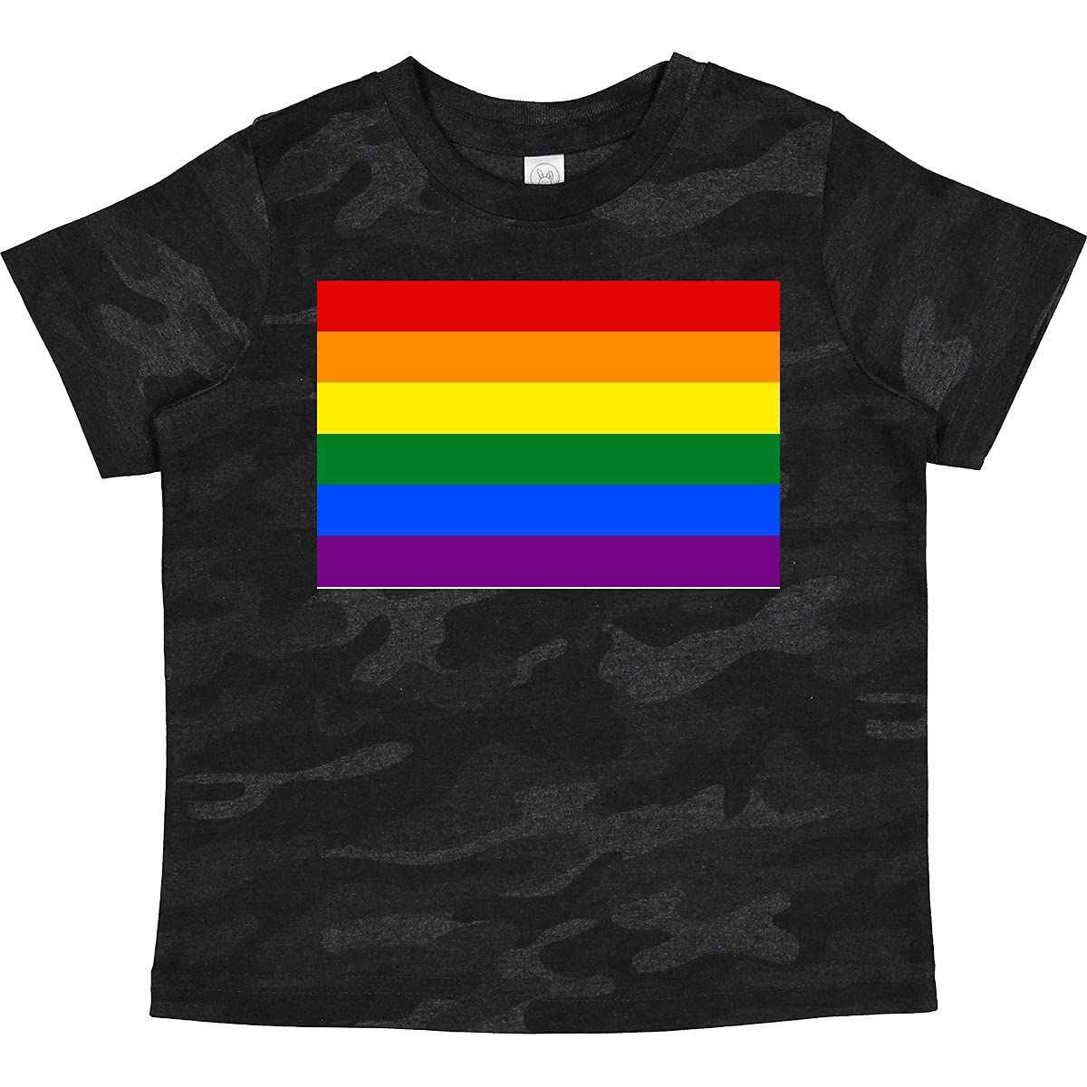 Inktastic Gay Pride Rainbow Flag Toddler T-Shirt - LGBTQ+ Kids Apparel for Pride Parades & Celebrations