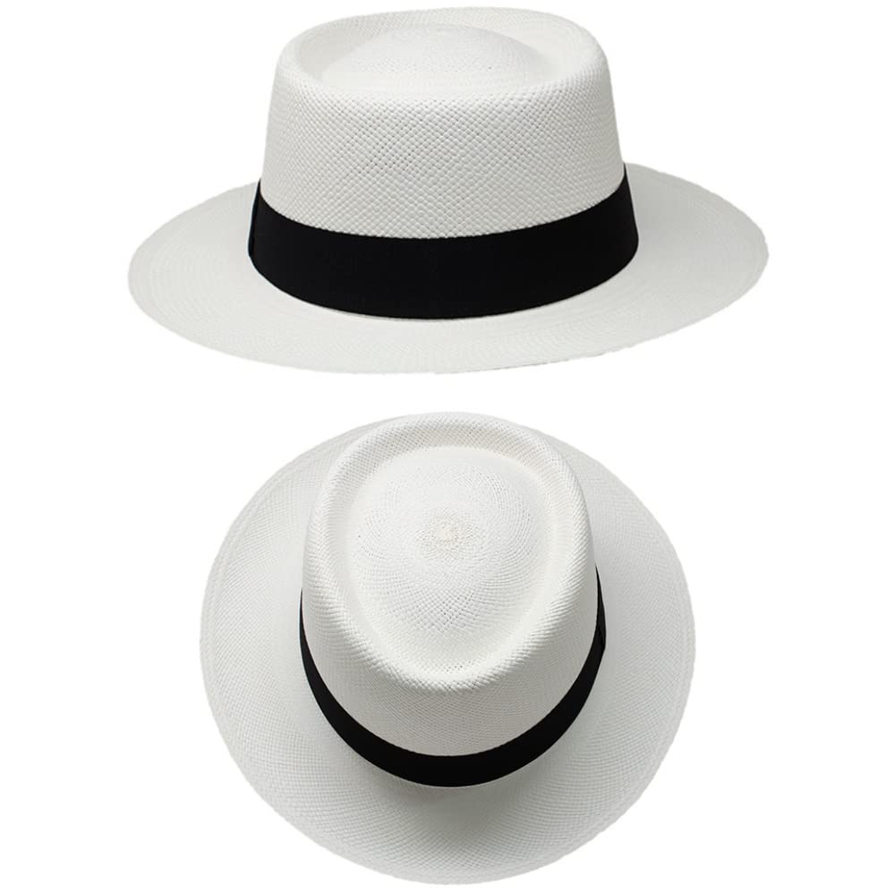 Gamboa Original Panama Hat for Men & Women – Borsalino Straw Summer Hat with UV UPF50+ Sun Protection – Perfect for Beach, Travel & Outdoor Activities