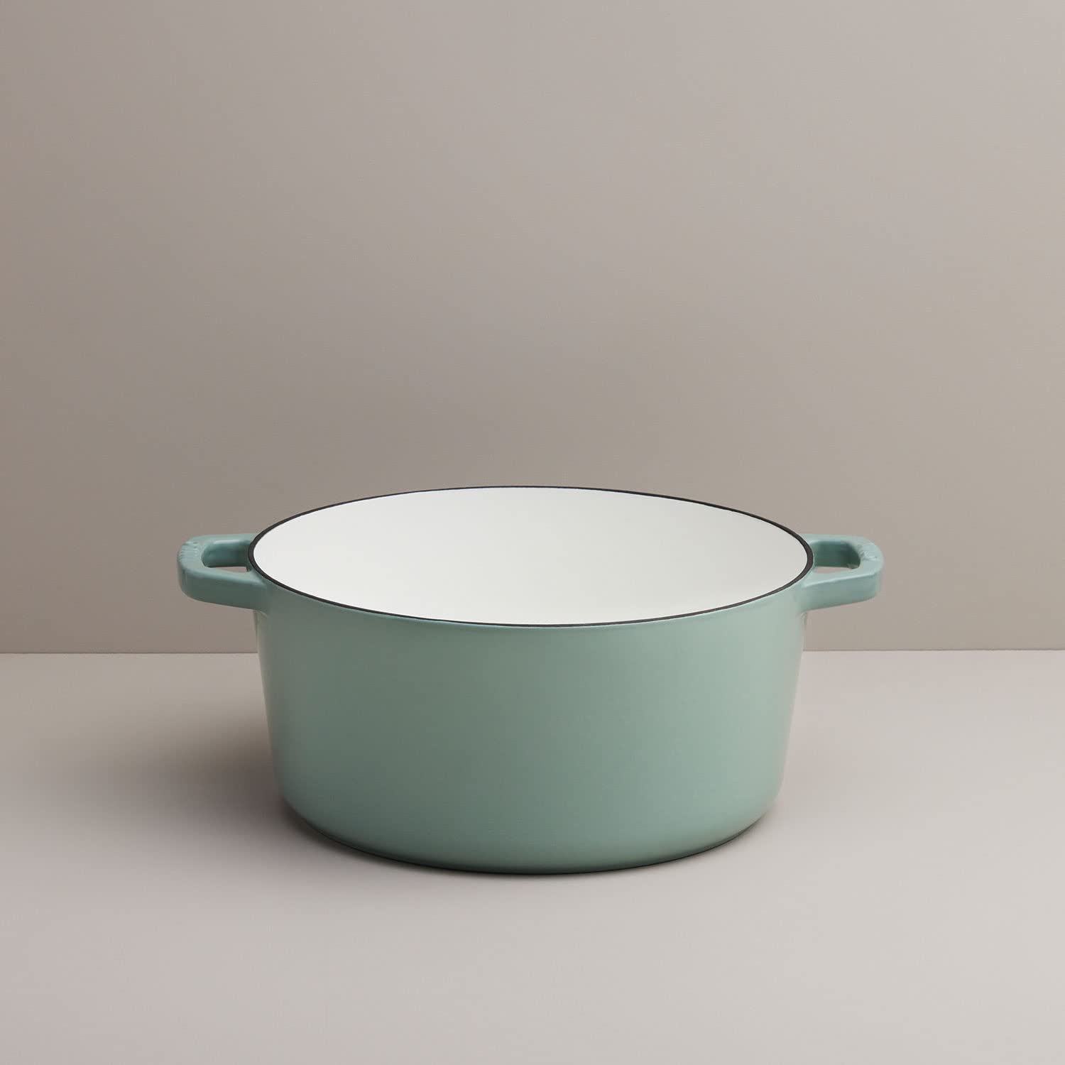 Premium 5.5-Quart Enameled Cast Iron Dutch Oven with Lid - Kana Milo Casserole Pot | Durable Enamel Coating Inside & Out | Oven & Dishwasher Safe | Eucalyptus Green with Gold Knob | Perfect for Braising, Stewing & Baking Bread