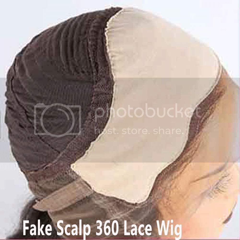 360 Lace Frontal Wig Pre Plucked 9A Brazilian Human Hair - Fake Scalp Small Cap Glueless Kinky Straight 10