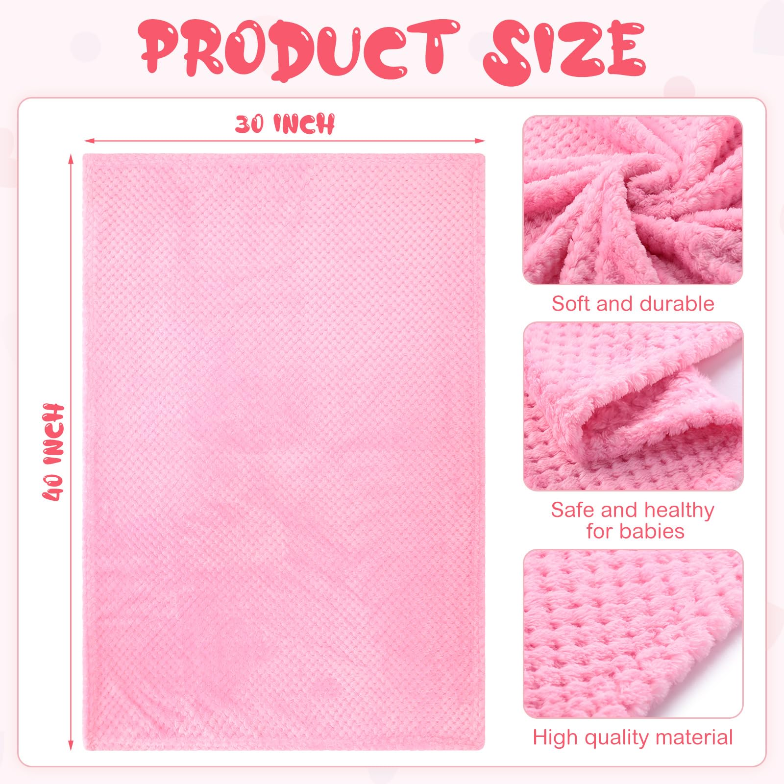 **Newwiee 15-Pack Baby Flannel Blankets 30x40 Inches - Ultra Soft & Warm Swaddle Blankets for Newborns, Toddlers, Nursery, Crib, Stroller & Hospital Use - Cozy Receiving Blankets for Baby Shower Gifts**    *(Perfect for Snuggling, Swaddling, Stroller Trips & Nursery Decor)*