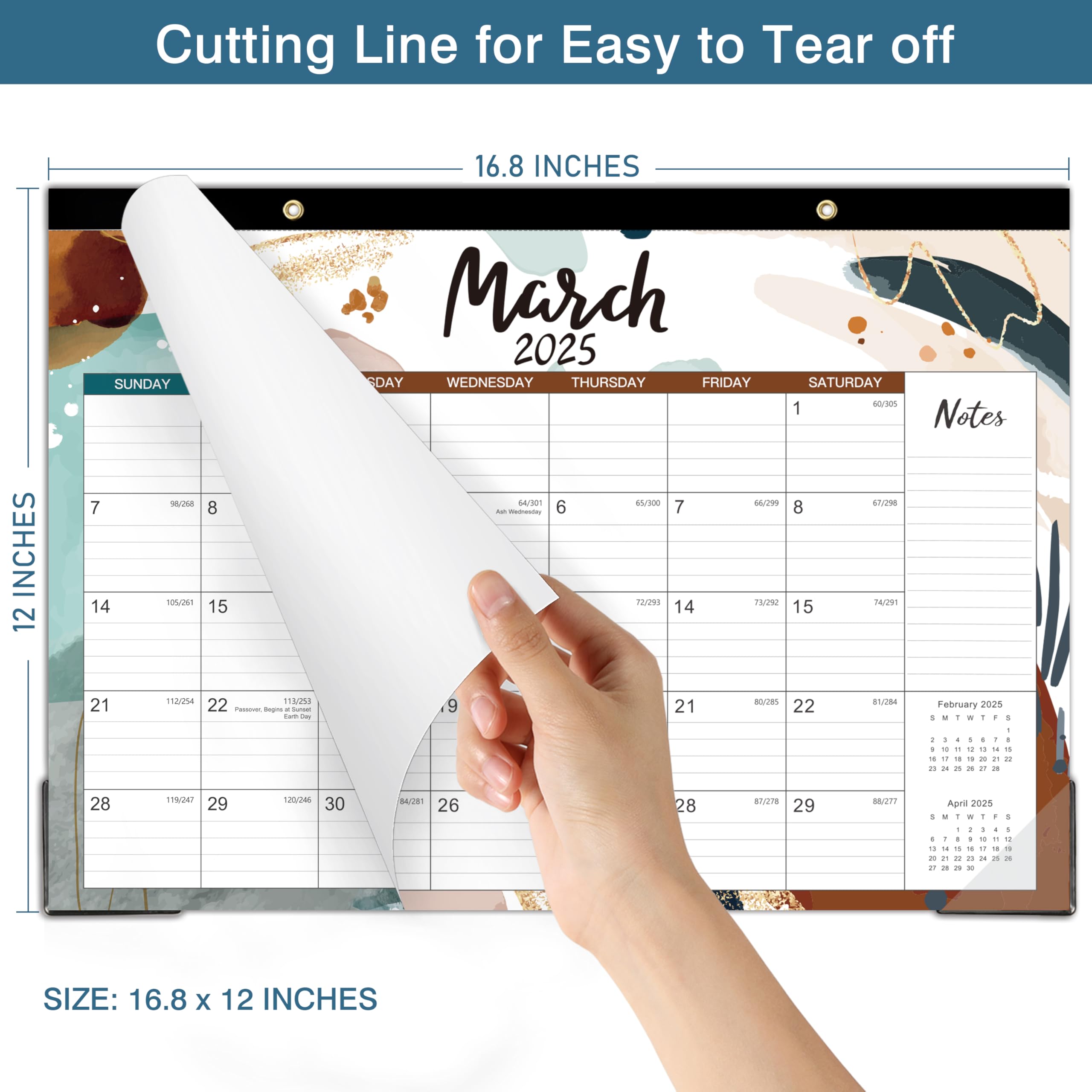 2025 Large Desk Calendar - 17