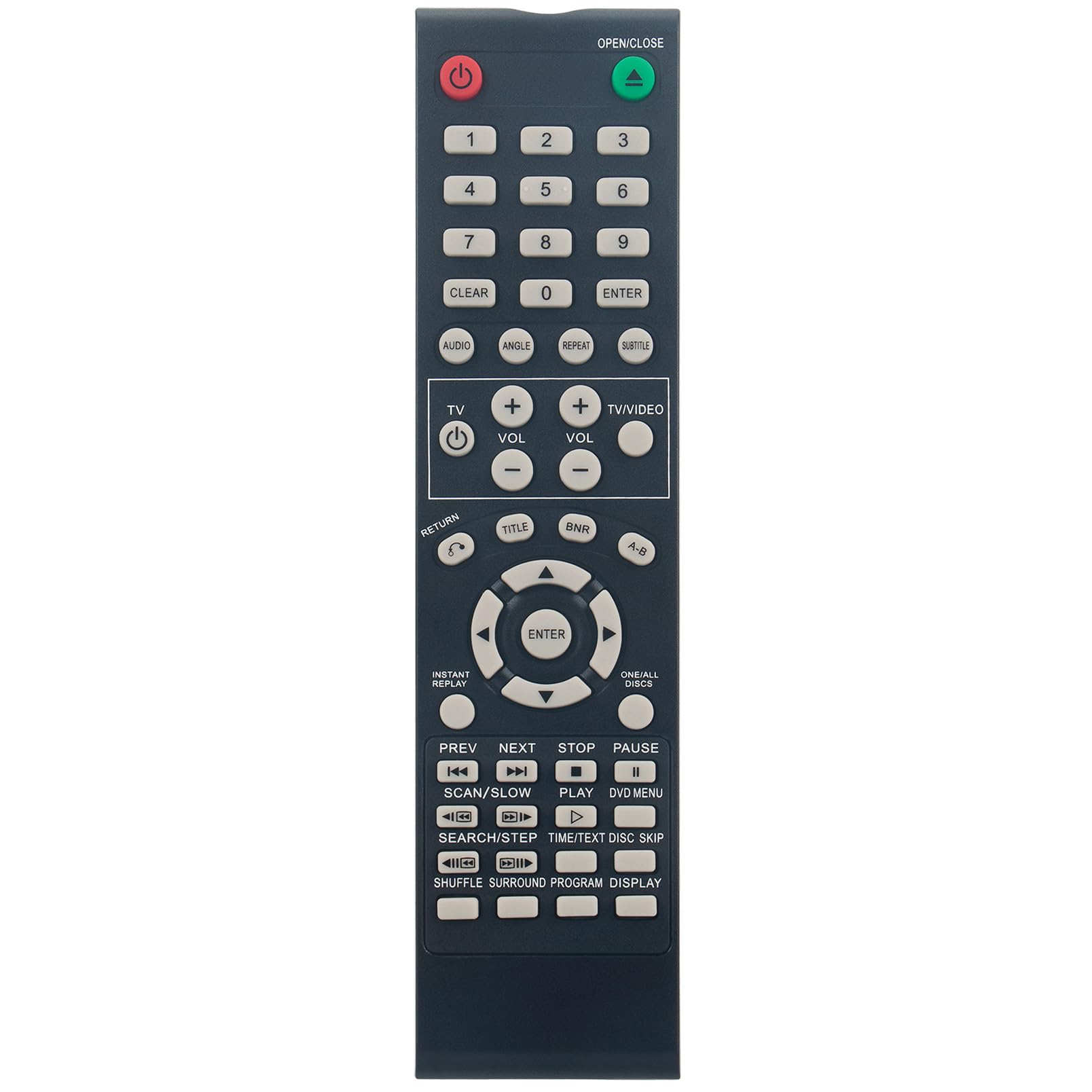 Sony CD DVD Player Remote Control Replacement for DVP-NC600 DVP-NS400D DVP-S350 DVP-S36 DVP-S360 DVP-S363 DVP-S365 DVP-S560D - Compatible with RMT-D128A RMT-D130A RMT-D116A Models - Perfect for Home Entertainment Systems & Media Players