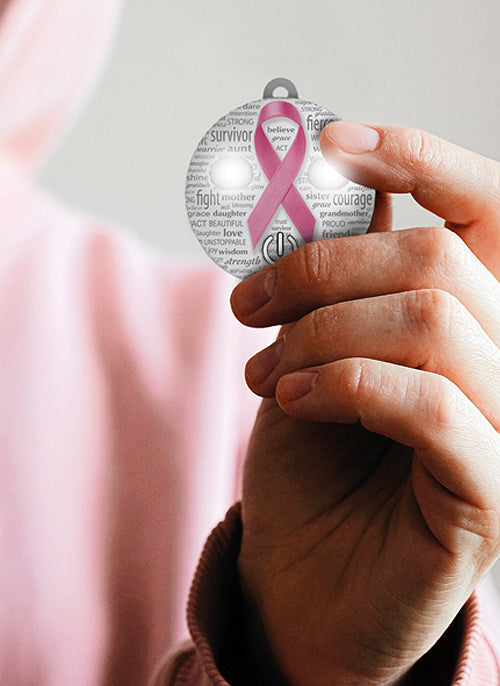 Lotta Lite Breast Cancer Awareness Bracelet - Support & Raise Awareness for Breast Cancer - Perfect for Fundraisers, Survivors & Supporters