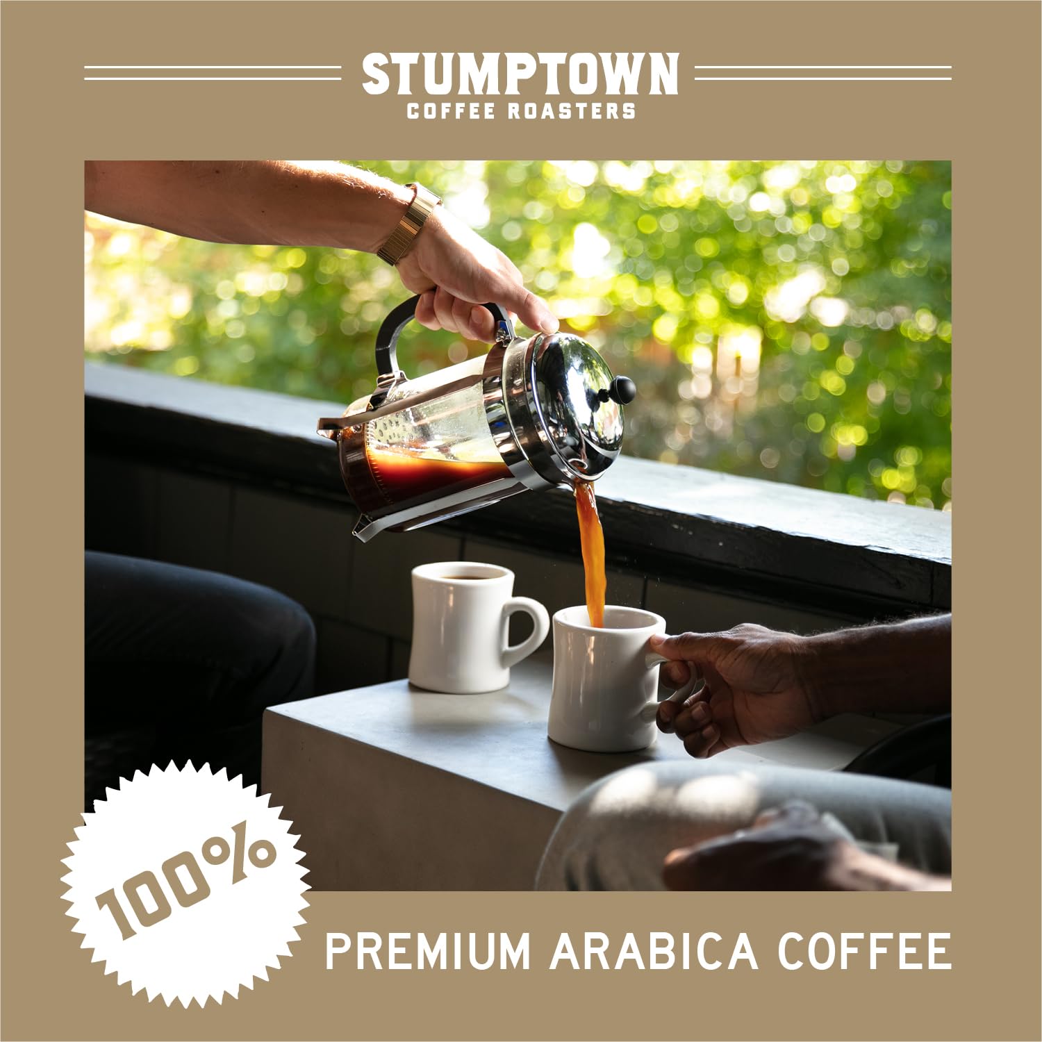 Stumptown Coffee Roasters Medium Roast Whole Bean Coffee - Homestead Blend 12oz Bag | Milk Chocolate, Cherry & Orange Flavor Notes | Perfect for Home Brewing, Office Use & Gifts