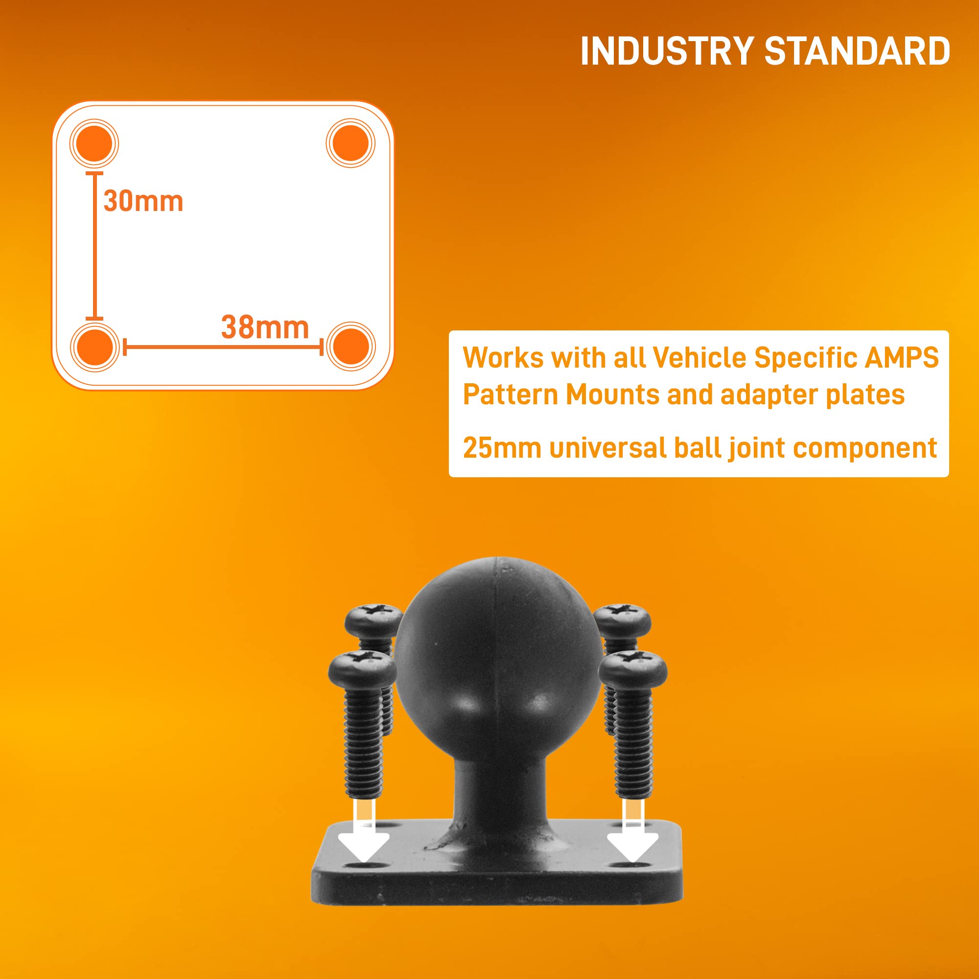 Heavy Duty iBolt TabDock AMPs Universal Tablet Mount for 7