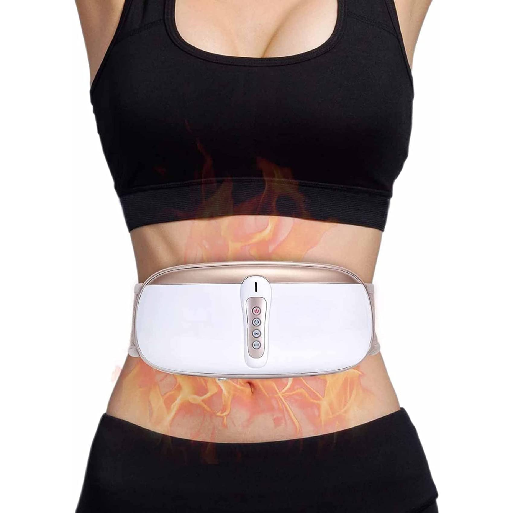 Wireless Slimming Belt - Rechargeable Vibration Massager for Weight Loss with 4 Modes (Belly/Buttocks/Legs/Back) - Perfect Gift for Women & Men - Ideal for Home Workout, Office Relaxation & Post-Exercise Recovery