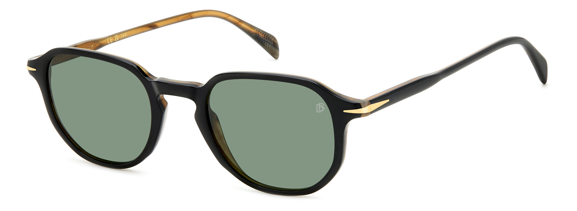 David Beckham DB1140/S Men's Sunglasses - Polarized UV Protection Aviator Style for Outdoor Sports & Driving