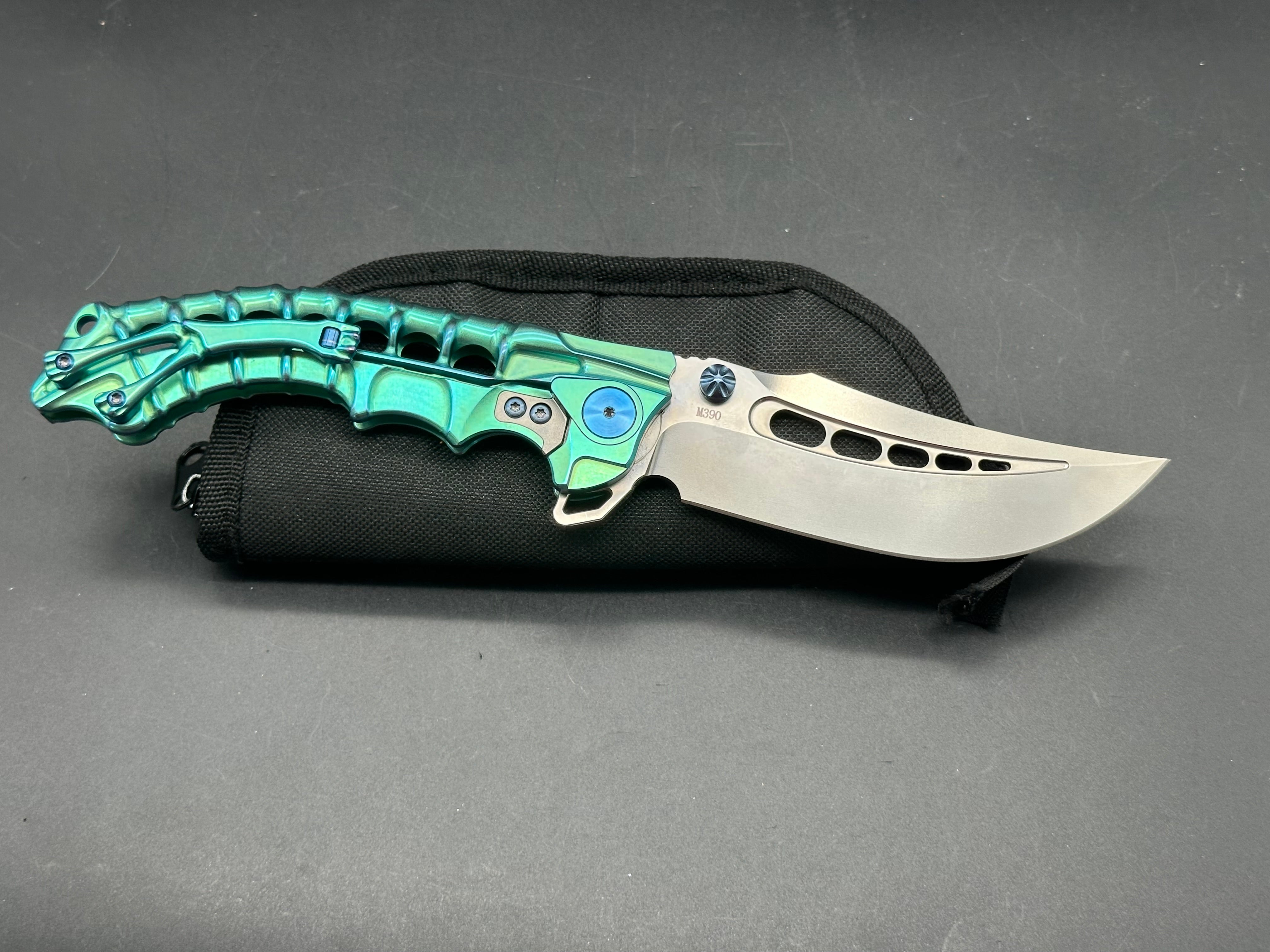Andre De Villiers Scavenger Frame Lock Folding Pocket Knife - 4.25