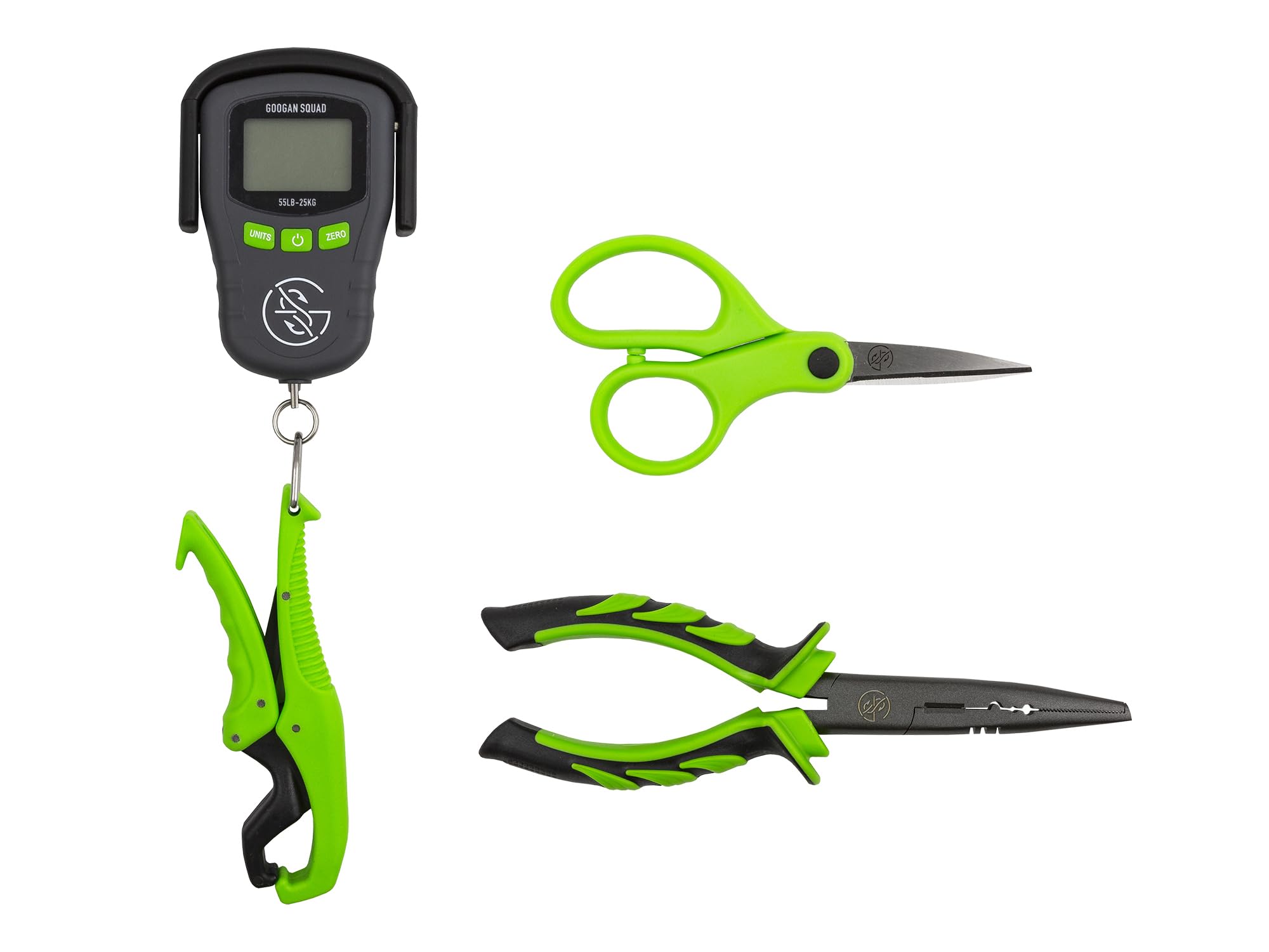 Googan Squad Premium Fishing Tool Kit Combo - Complete Fishing Gear Set with Pliers, Hooks & Accessories for Bass, Trout & Saltwater Fishing | Perfect for Anglers, Boat Fishing & Outdoor Adventures