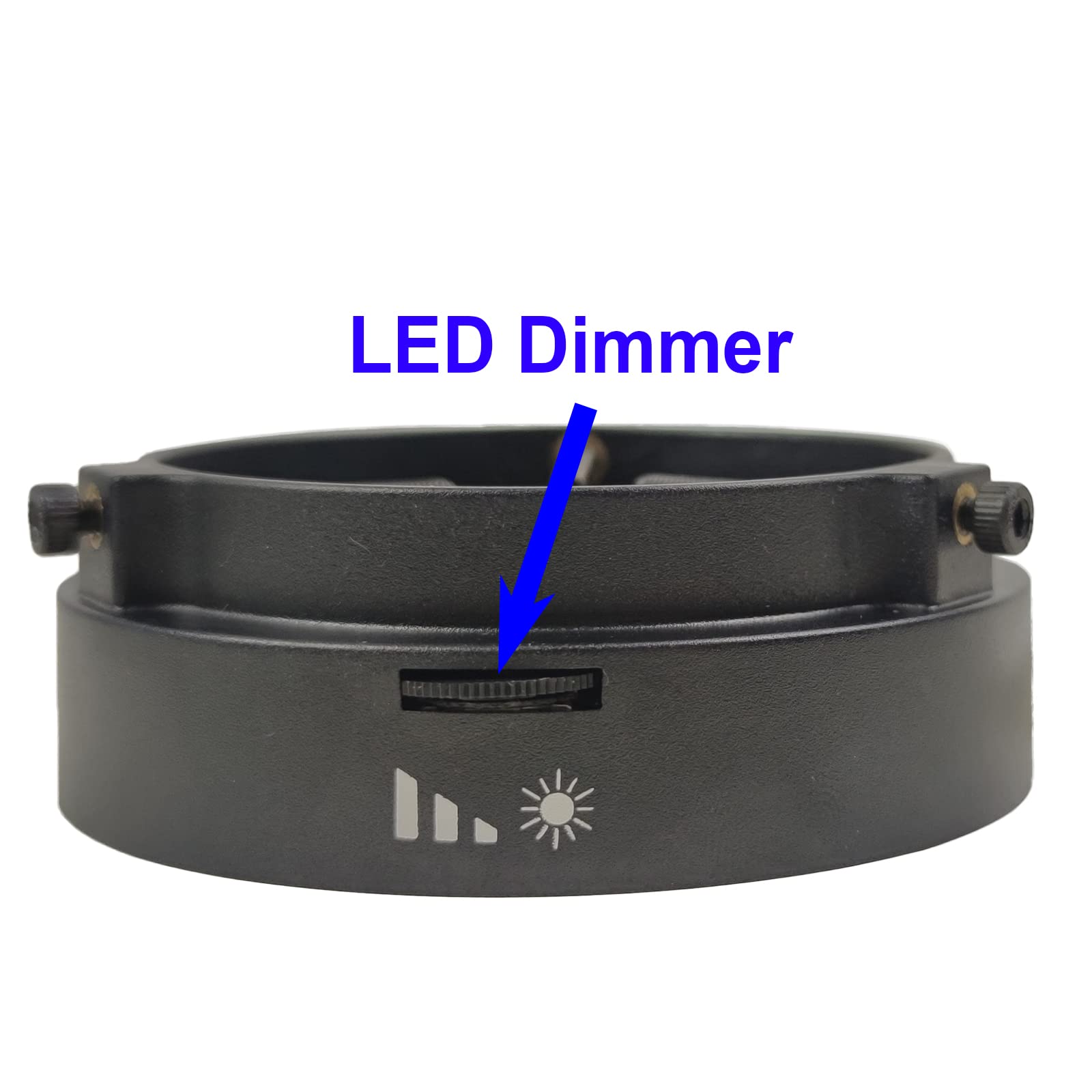USB-Powered 72 LED Microscope Ring Light - Adjustable Brightness & Focus for Monocular, Binocular & Trinocular Microscopes - Ideal for Lab Research, Jewelry Inspection & Biological Studies