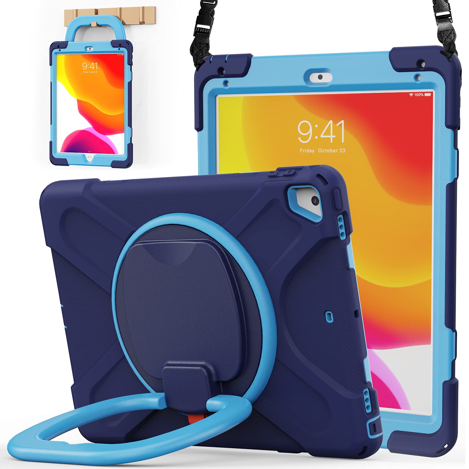 BATYUE Shockproof Protective Case for iPad 9.7 inch (2018 6th Gen/2017 5th Gen/iPad Air 2/iPad Pro 9.7