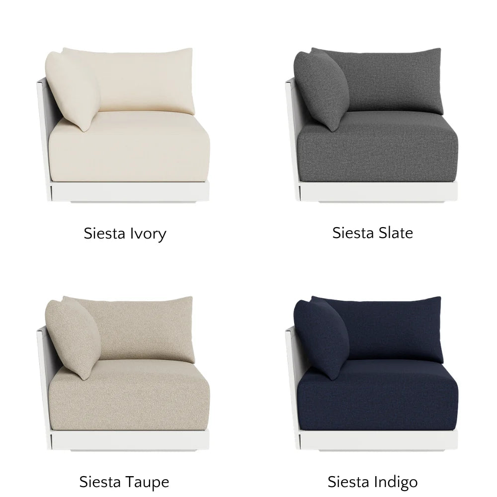 Antigua Outdoor Corner Sectional Sofa Set - Waterproof Wicker Patio Furniture with Cushions - Perfect for Backyard, Poolside & Garden Relaxation