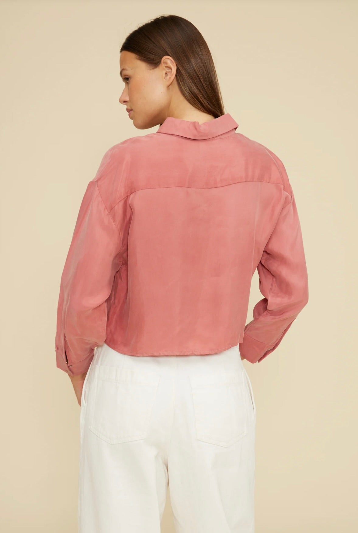 Baker Cargo Crop Top Women's Fashion - Dusty Rose Color | Trendy Streetwear & Summer Outfit Essential