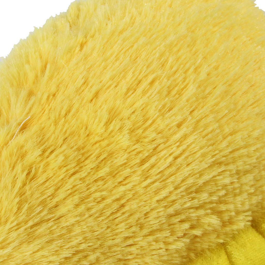 Durable Squeaky Plush Dog Chew Toy - Cute Yellow Duck with Sound for Aggressive Chewers, Interactive Puppy Teething Toy for Small & Medium Dogs | Perfect for Playtime, Training & Dental Health