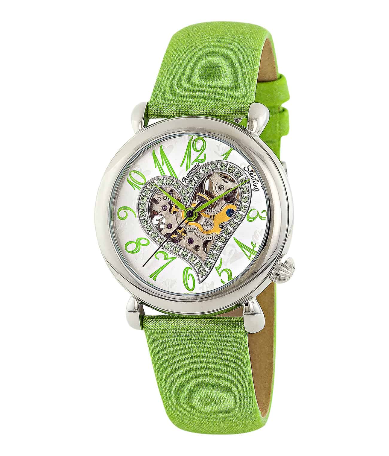 Silver Dial / Silver Case / Leather Interchangeable Strap Tang Buckle