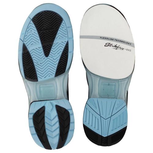 KR Strikeforce TPC Hype Unisex Bowling Shoes - White/Black/Sky - Comfortable & Durable for League Play & Casual Bowling