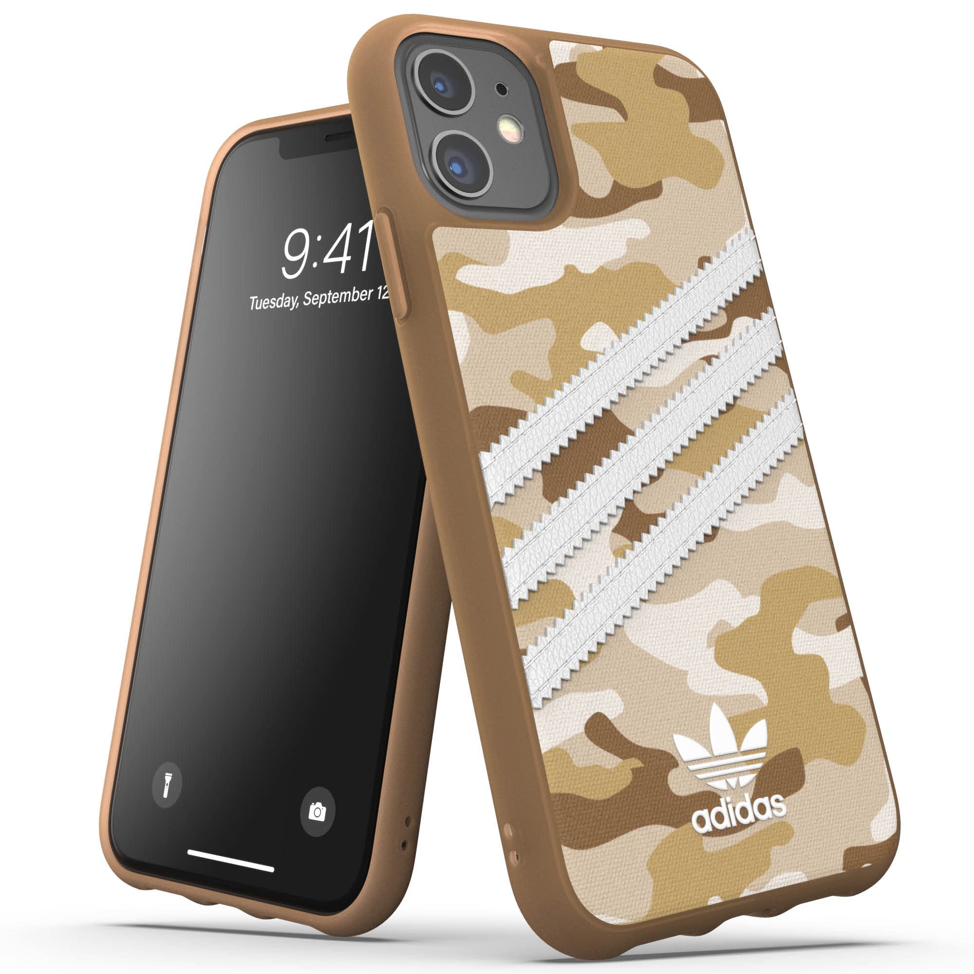 adidas Originals Raw Gold Shockproof iPhone 11 Case - Slim Protective Cover with Premium Molded Design | Perfect for Gym, Outdoor Activities & Daily Use