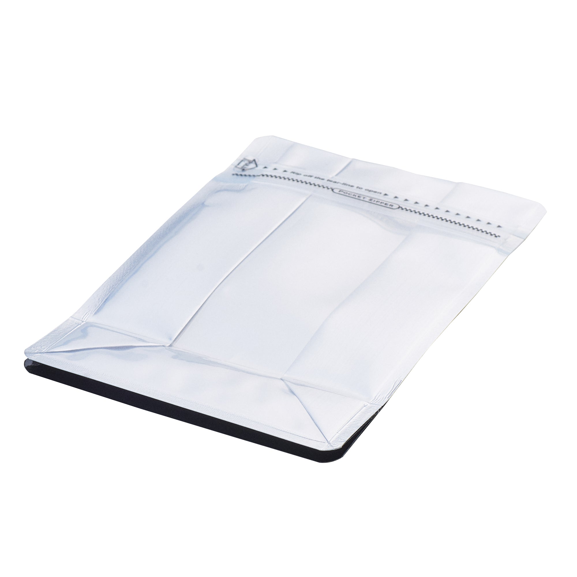 Black Plastic Medium Snack Bags - Double Seal, Rip Lock, Heat Sealable (8x5x3.25 Inches) - 100 Count Box | Perfect for Food Storage, Meal Prep & Travel Snacks