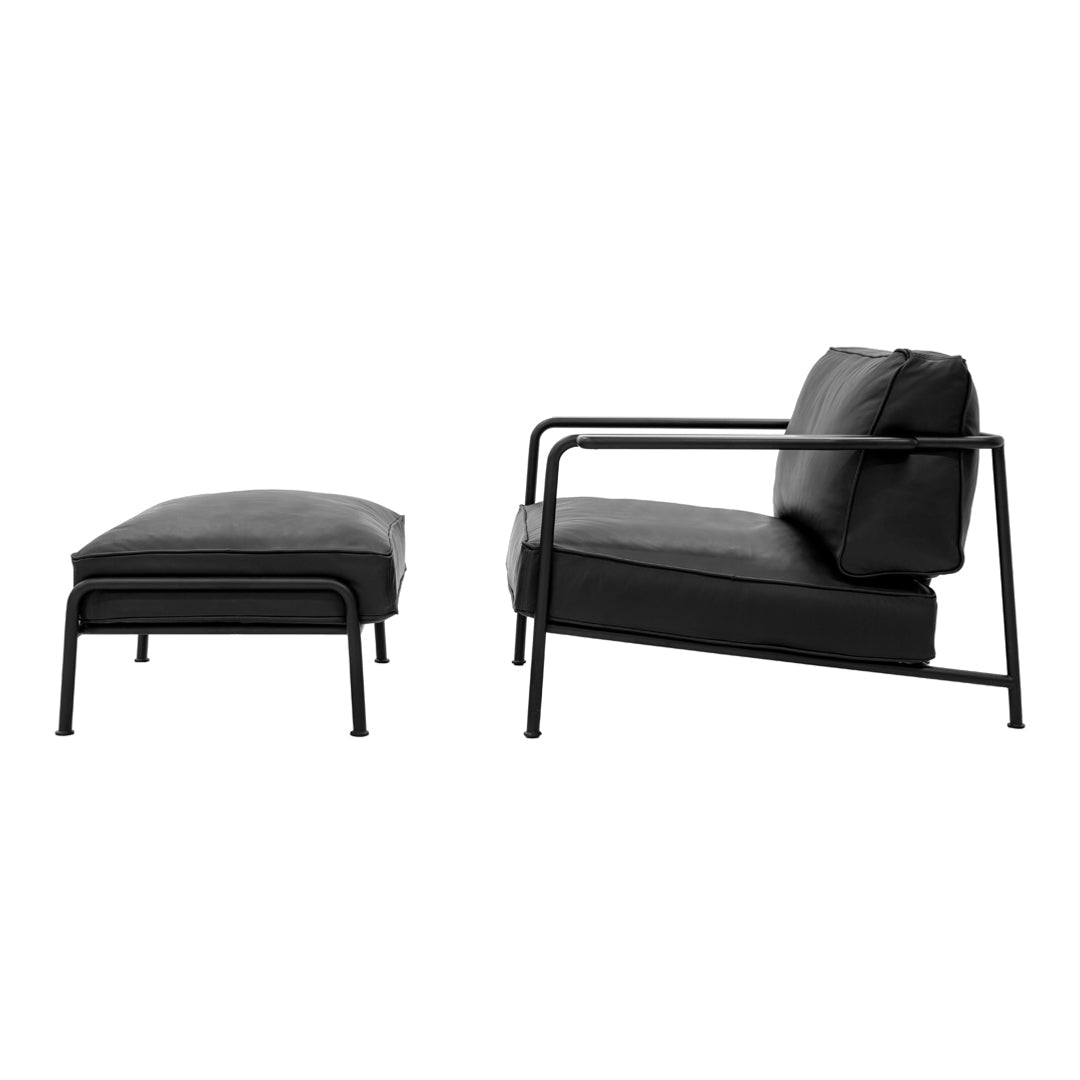 Modern Aero Lounge Chair - Lightweight & Ergonomic Design for Indoor/Outdoor Relaxation - Perfect for Living Room, Patio, or Office