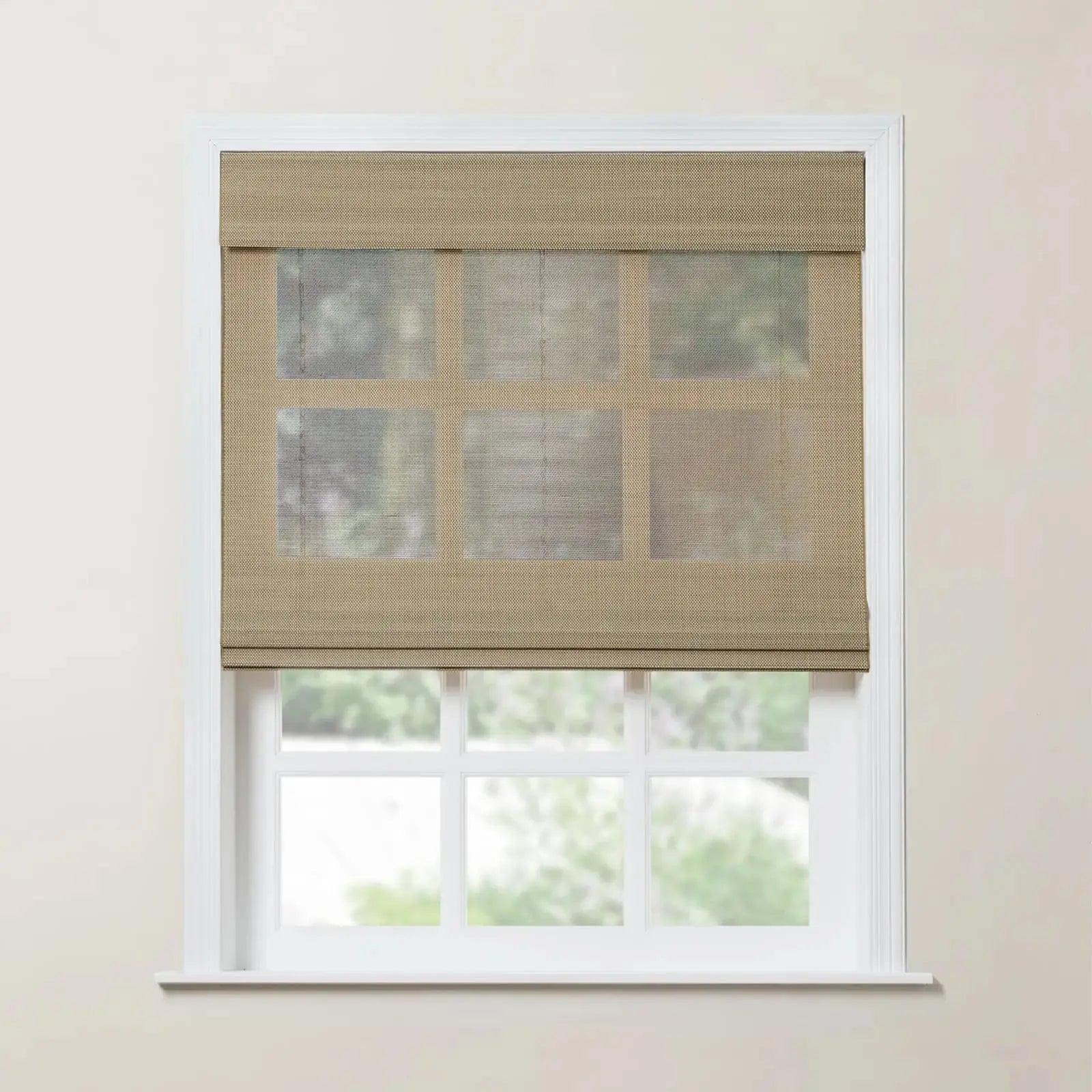 Rae Natural Bamboo Woven Shades Series S - Eco-Friendly Window Blinds for Home & Office - Perfect for Living Room, Bedroom, and Patio Privacy