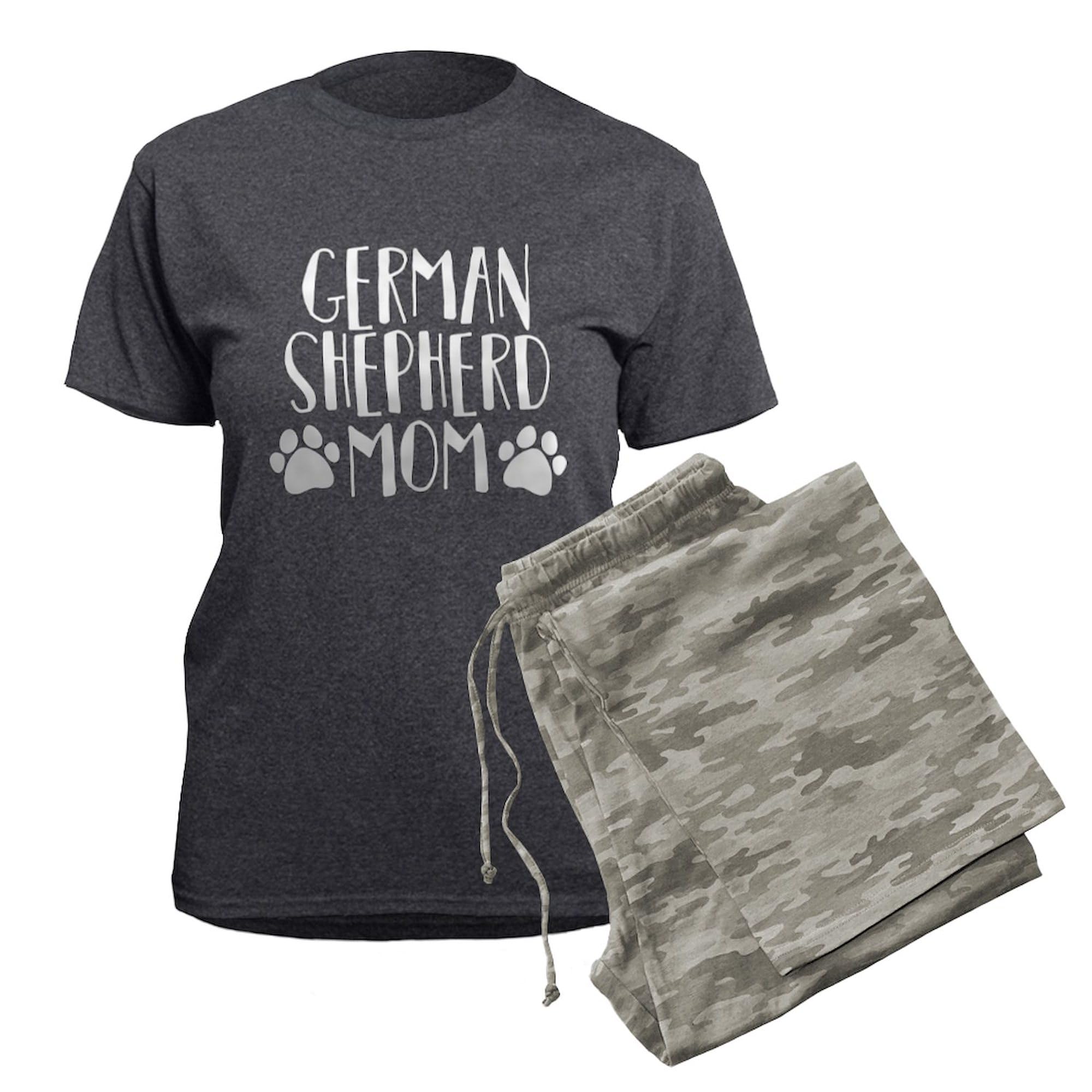 German Shepherd Mom Women's Charcoal Pajama Set - Cozy Sleepwear for Dog Lovers | Perfect for Christmas Gifts, Birthday Presents & Relaxing at Home