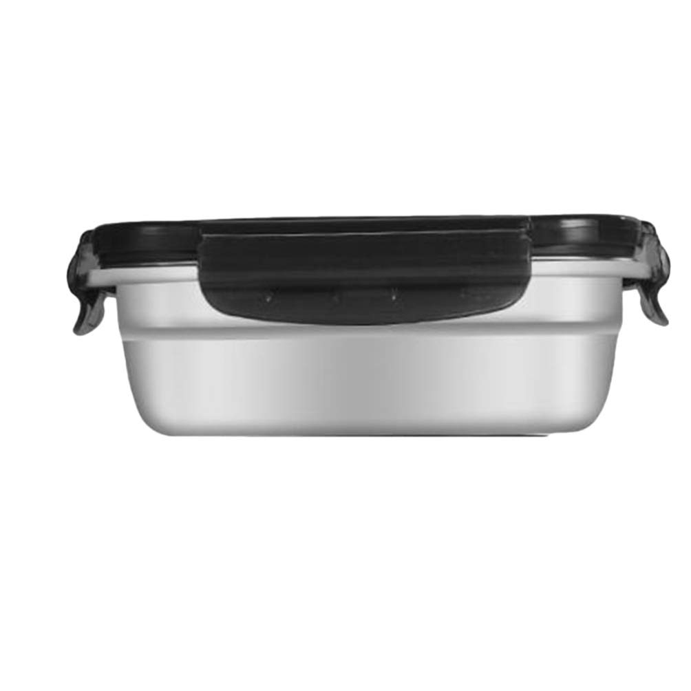 Premium Hemoton Stainless Steel Food Storage Containers with Airtight Lids - 3-Piece Set for Fresh Food Preservation | BPA-Free Japanese Style Fridge Organizer for Meal Prep, Leftovers & Lunch Boxes