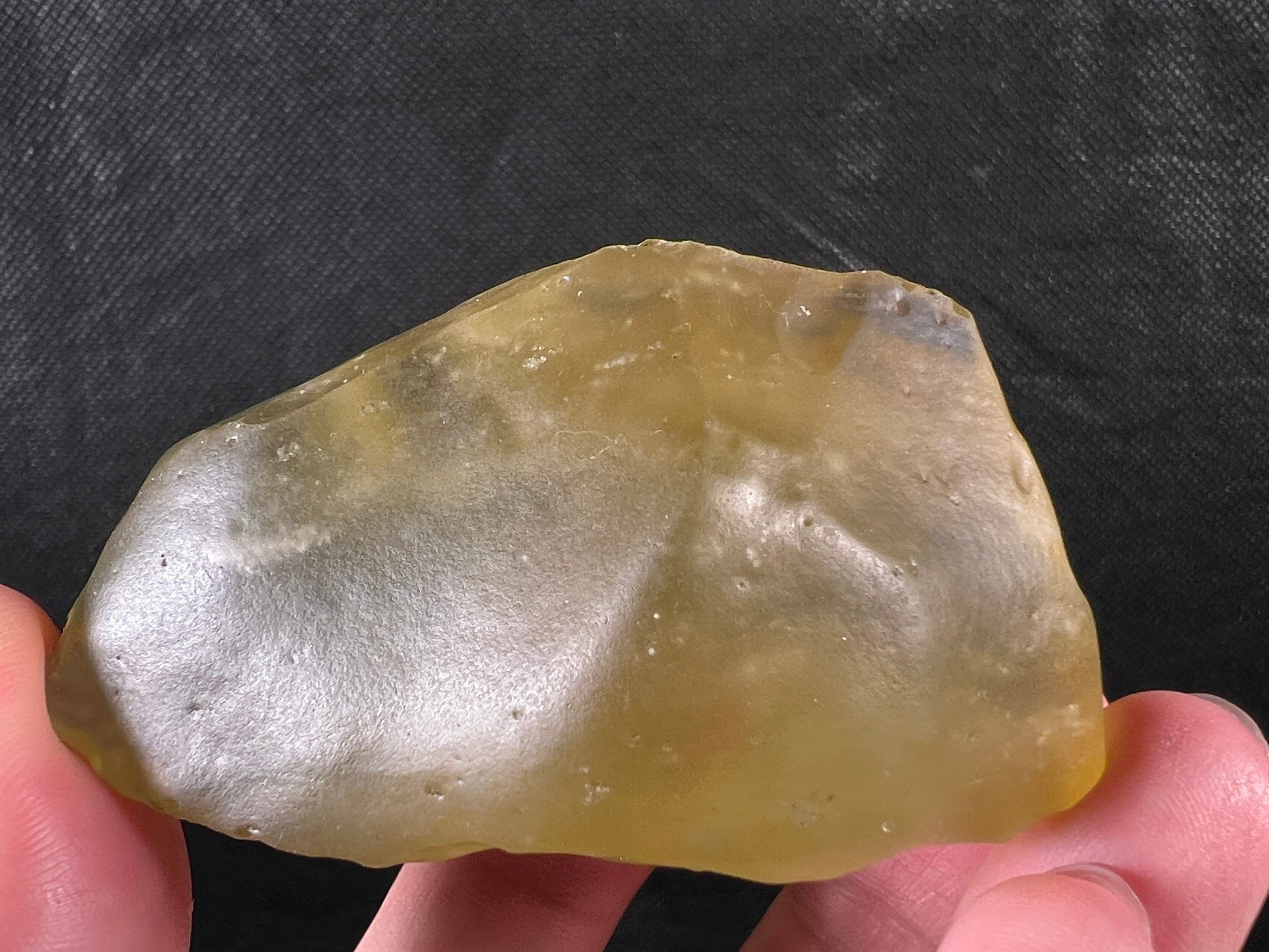 Libyan Desert Glass Raw Crystal - Rare 112.5g Natural Stone for Unique Gifts, Home Decor, Healing Crystals & Mineral Collection (L1232) | Perfect for Meditation, Energy Work & Spiritual Practices