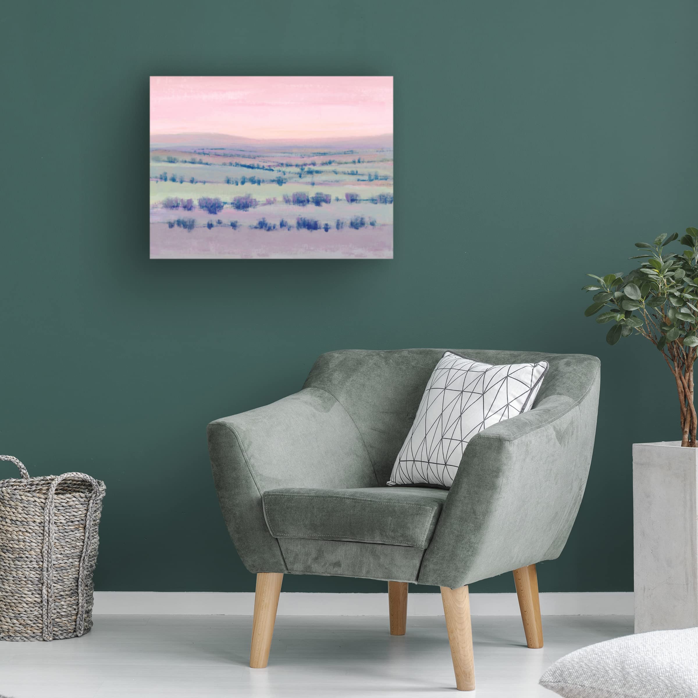 Trademark Fine Art 'At Twilight II' Canvas Wall Art by Tim OToole - Stunning Landscape Painting for Living Room, Bedroom & Office Decor