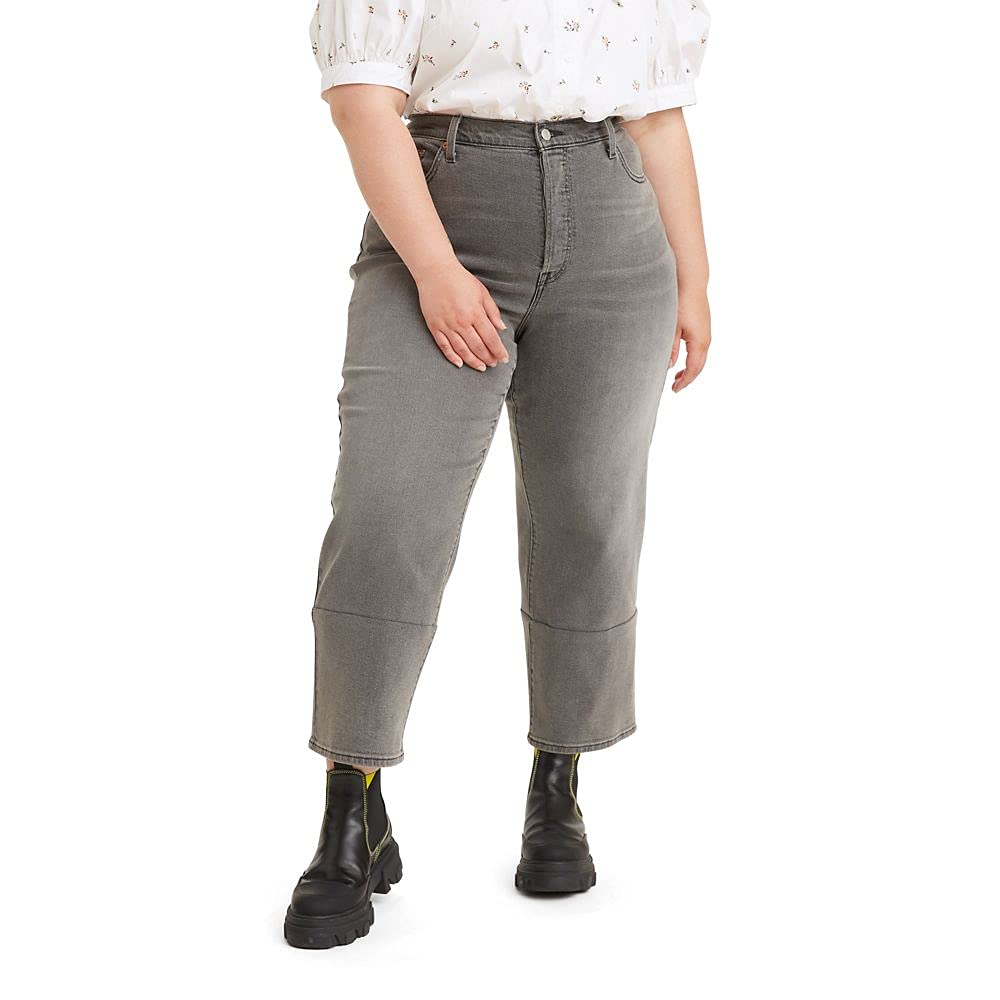 Levi's Women's Ribcage Straight Ankle Jeans - High Waist Slim Fit Denim Pants for Casual & Work Outfits | Perfect for Everyday Wear, Office & Date Nights