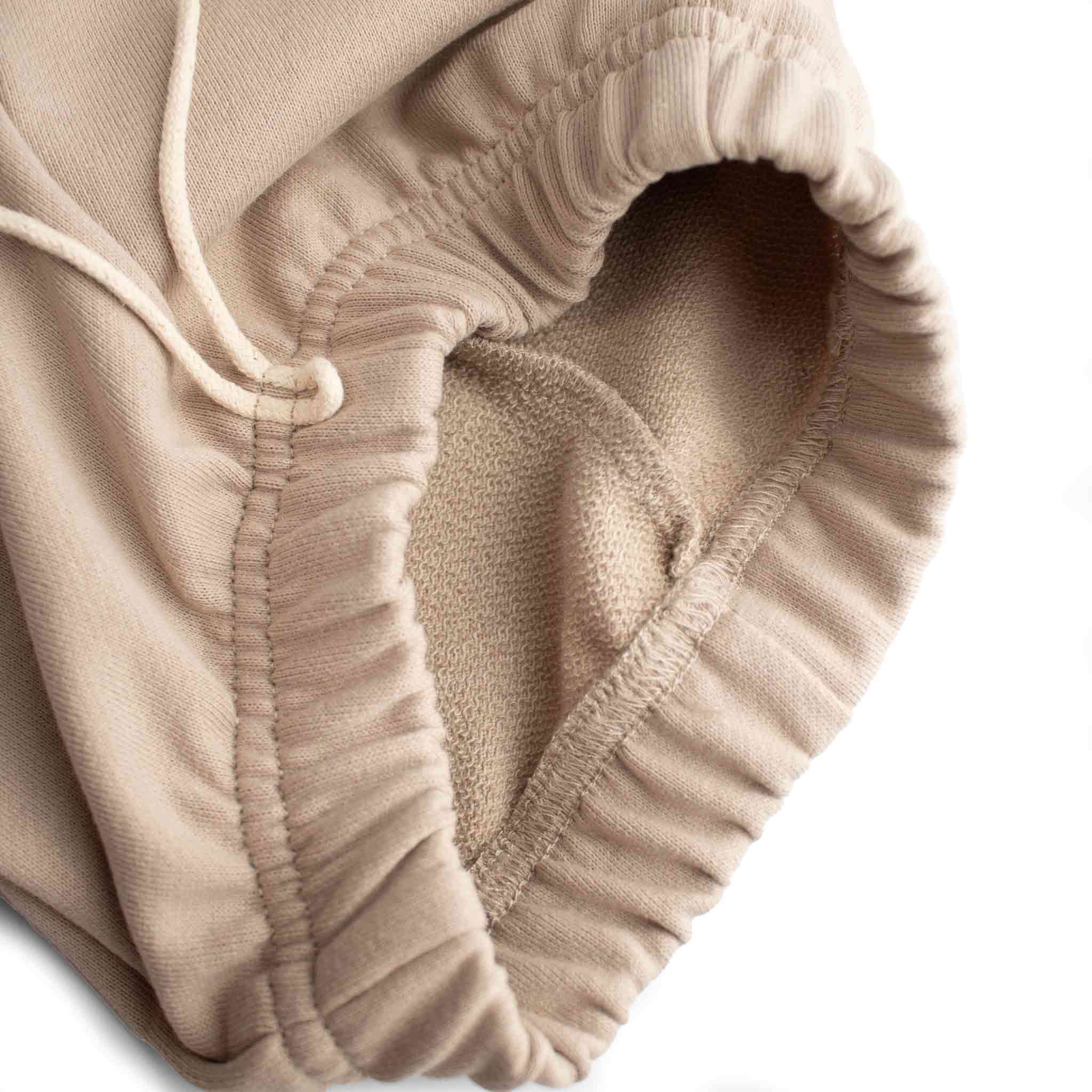 Premium Pima Cotton Sweatpants for Women - Soft & Comfortable Lounge Pants in Beige - Perfect for Yoga, Home Relaxation & Casual Wear