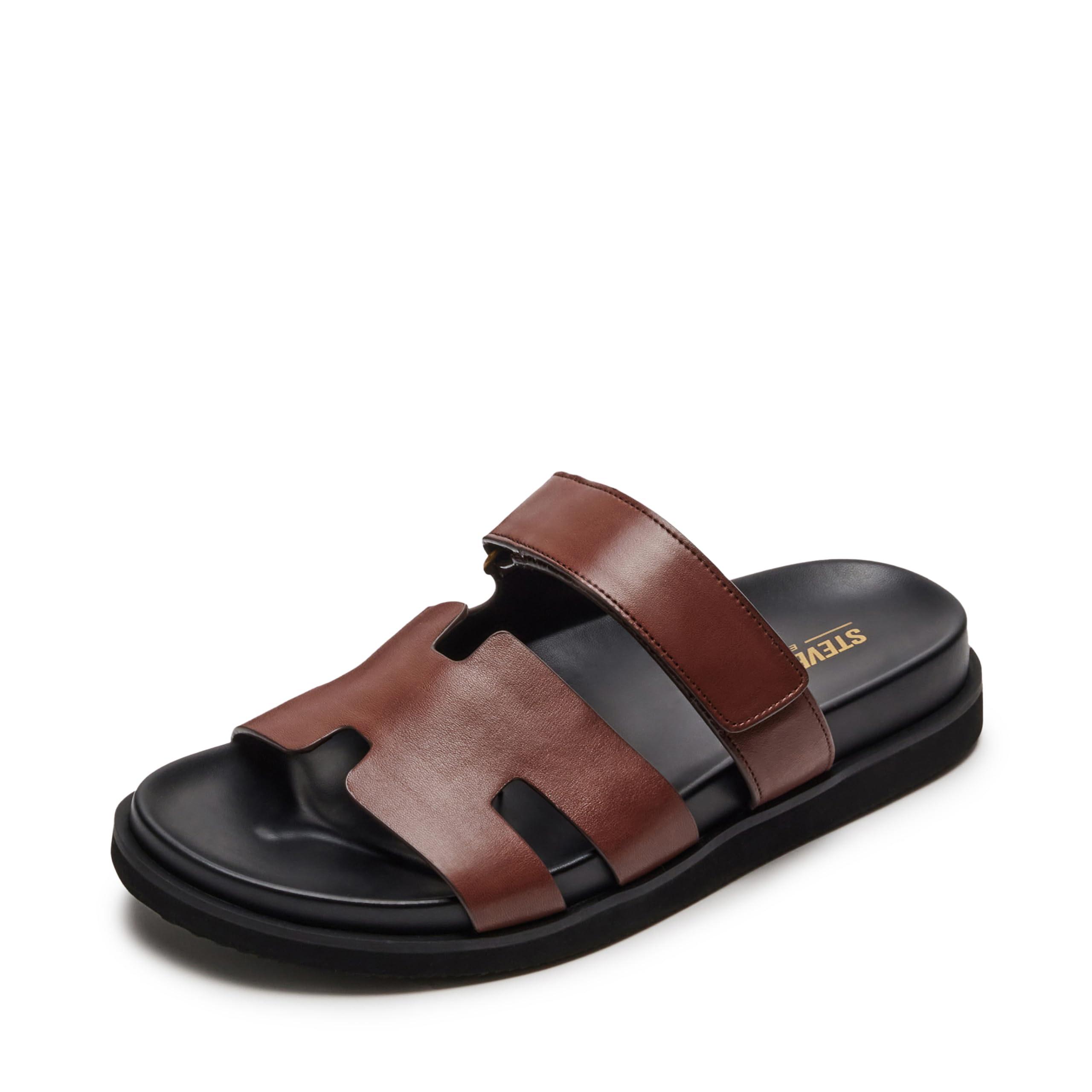 Steve Madden Men's Maiven Comfortable Slide Sandals - Lightweight & Breathable for Summer, Beach, and Casual Wear
