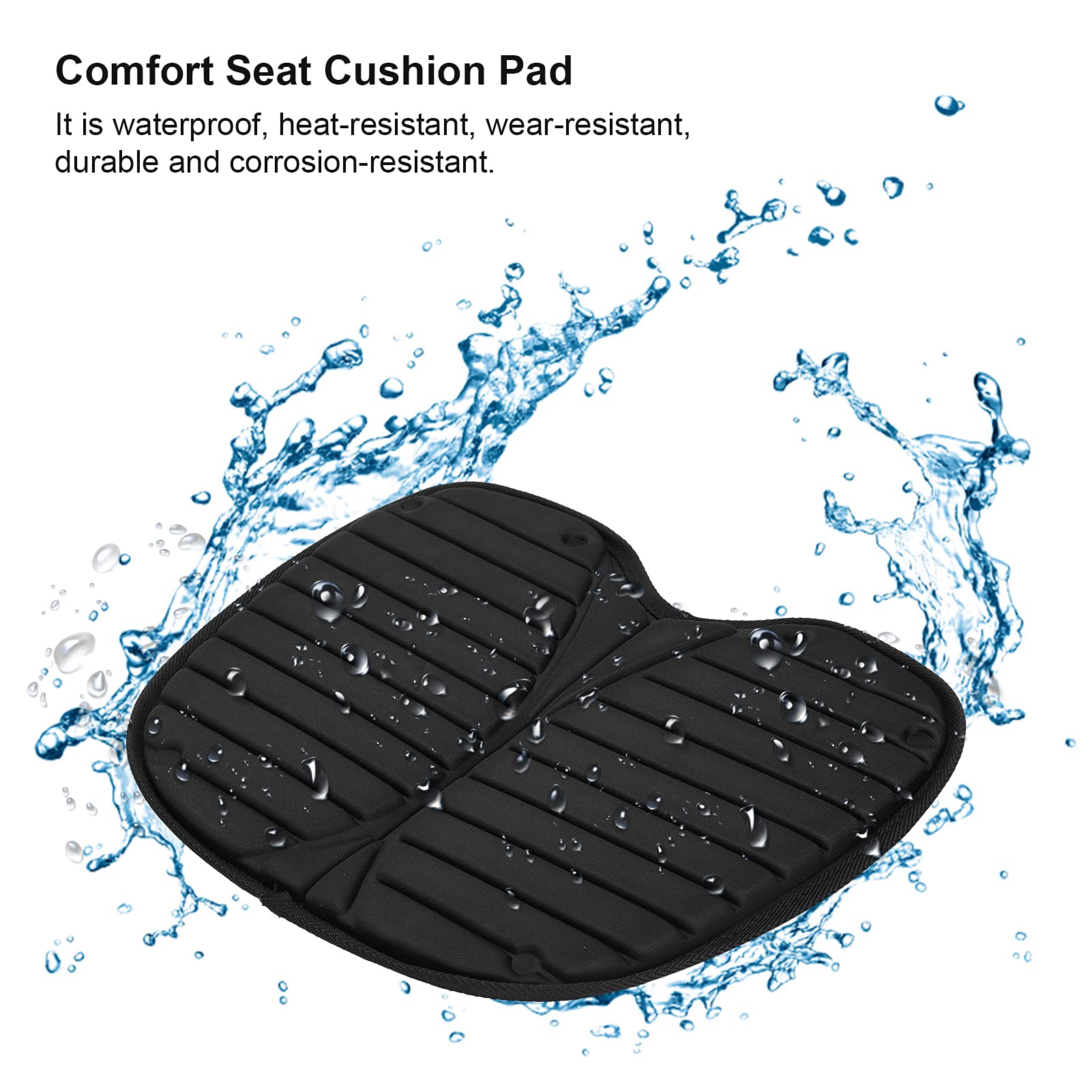 **Premium EVA Kayak Seat Cushion - Waterproof & Comfortable Canoeing Seat Pad for Kayak, Canoe, Fishing Boat | Ideal for Long Trips, Fishing & Outdoor Adventures**
