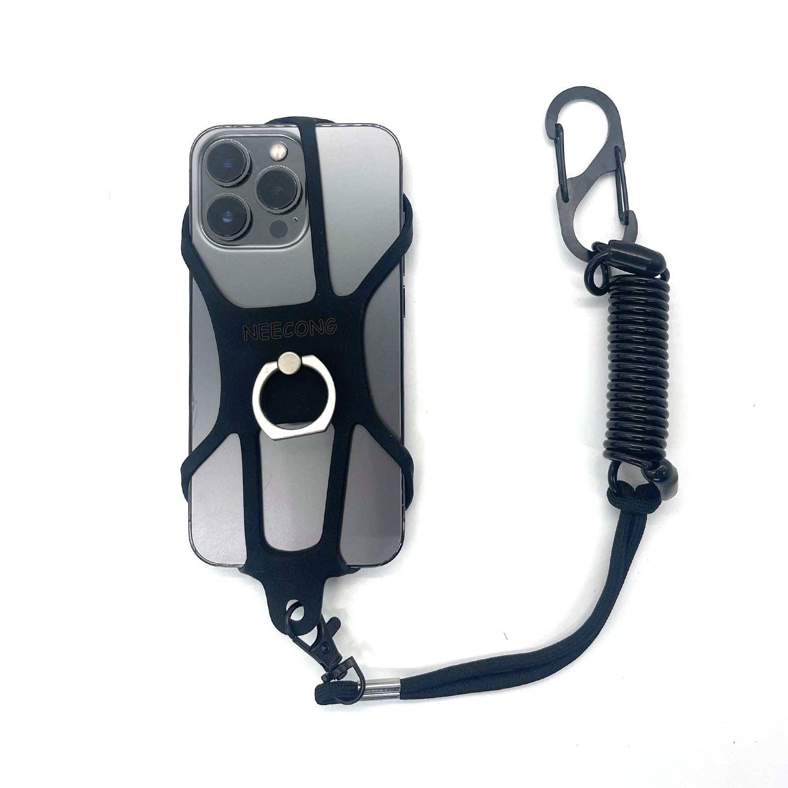 Durable Universal Phone Lanyard Holder - Heavy Duty Fishing Phone Tether for iPhone, Samsung & Most Smartphones - Perfect for Outdoor Activities, Hiking, Boating & Work Safety