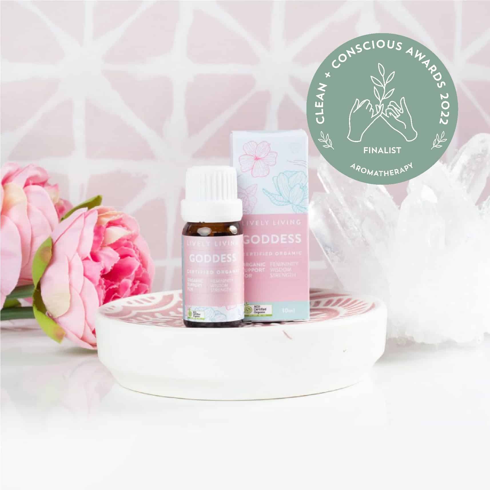 Organic Goddess Essential Oil - 10ml Pure Aromatherapy Oil for Relaxation, Stress Relief & Skin Care | Perfect for Diffusers, Massage & Home Spa