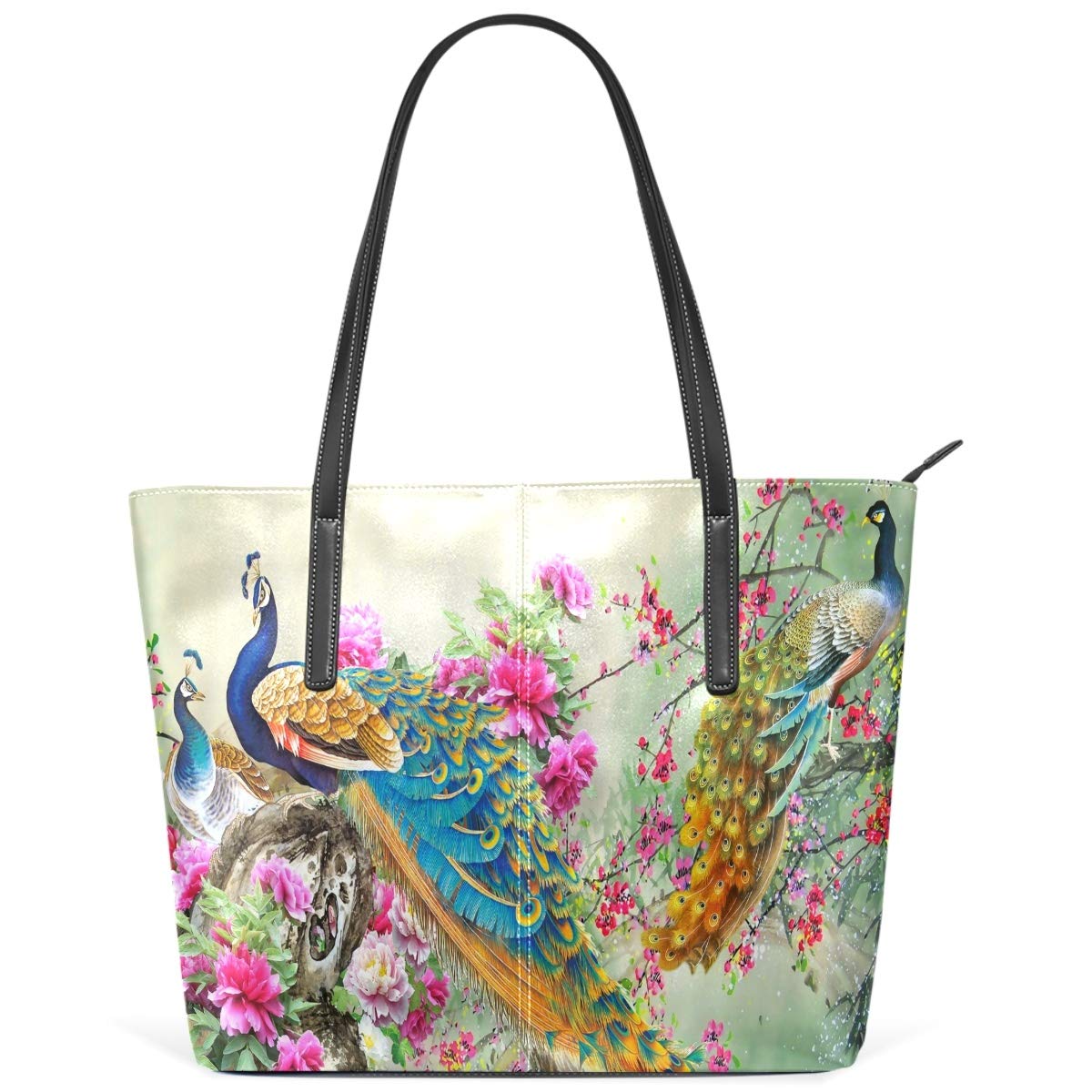 Stylish Women's Tote Bag - Rose Gold Leopard Print Handbag for Work, Travel & Everyday Use | Fashionable Purse for Women | Perfect Office Bag, Shopping Tote & Weekend Accessory